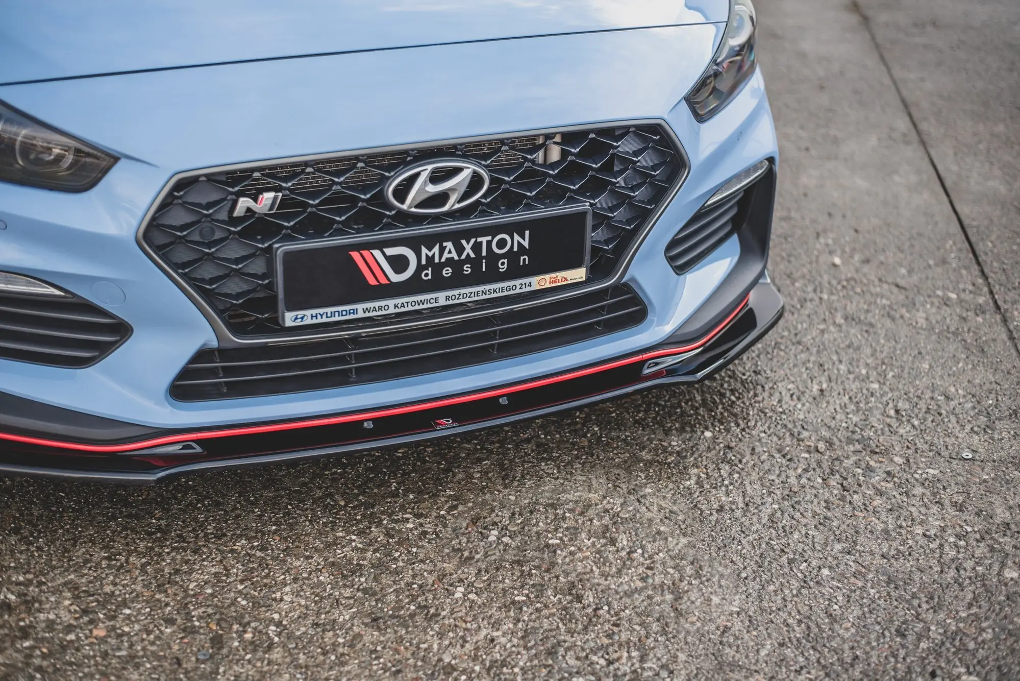 Frontspoiler Hyundai i30 III N / i30 III Fastback 2017-2020 | V.3 Glossy Black Edition – bilde 5