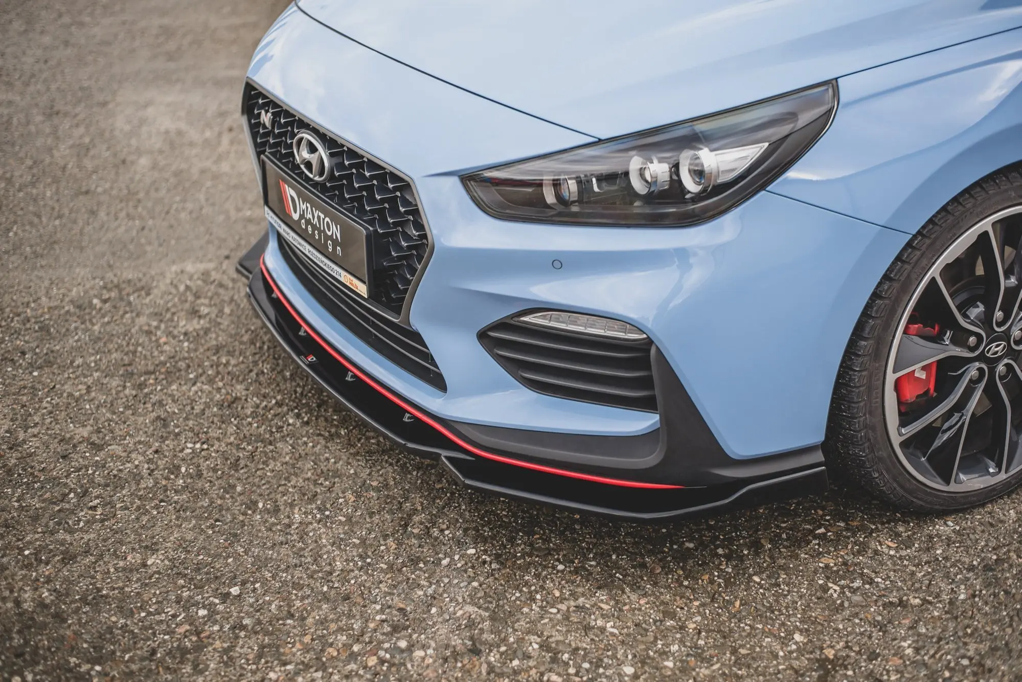 Frontspoiler Hyundai i30 III N / i30 III Fastback 2017-2020 | V.4 Glossy Black Edition – bilde 3