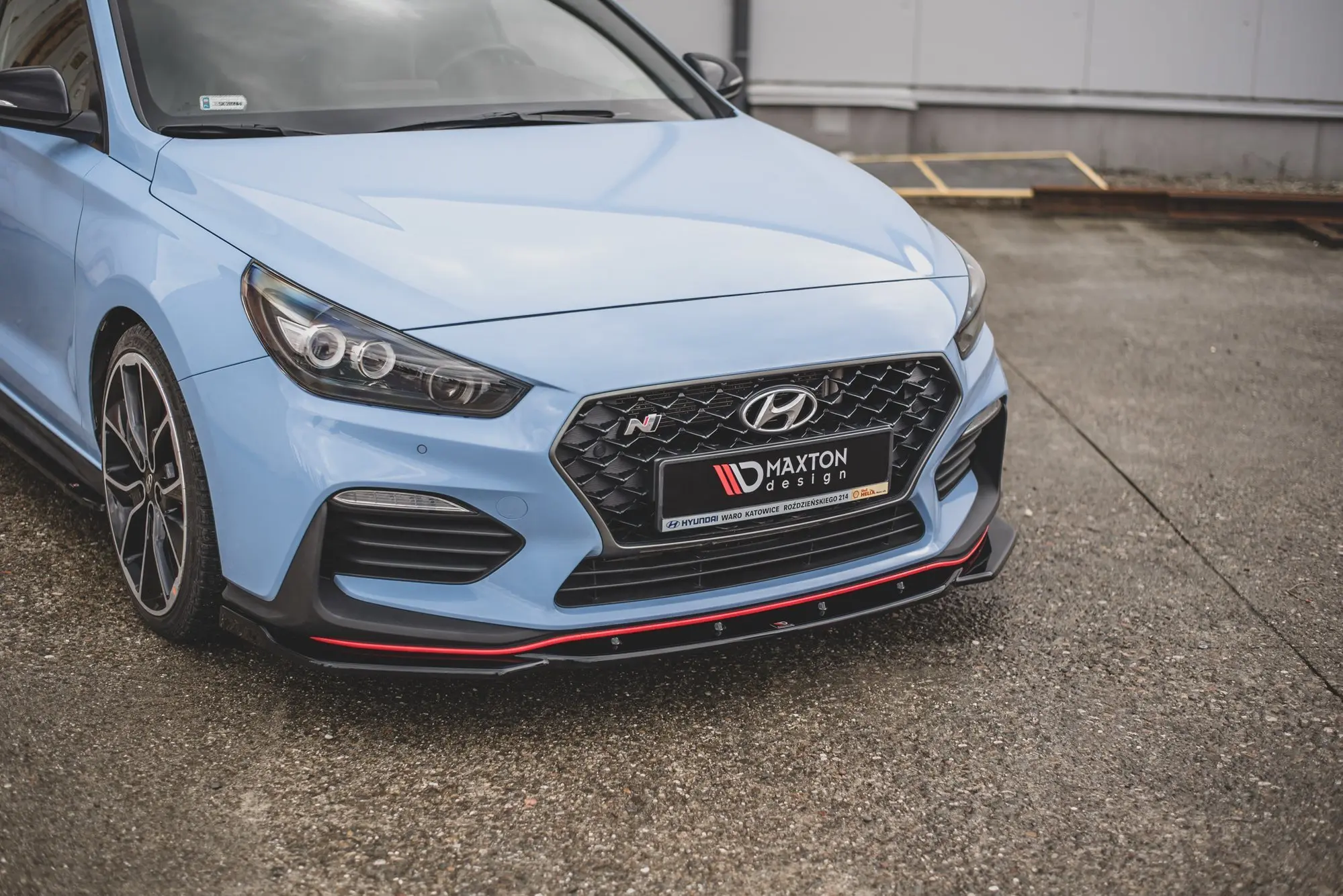 Frontspoiler Hyundai i30 III N / i30 III Fastback 2017-2020 | V.4 Glossy Black Edition – bilde 4