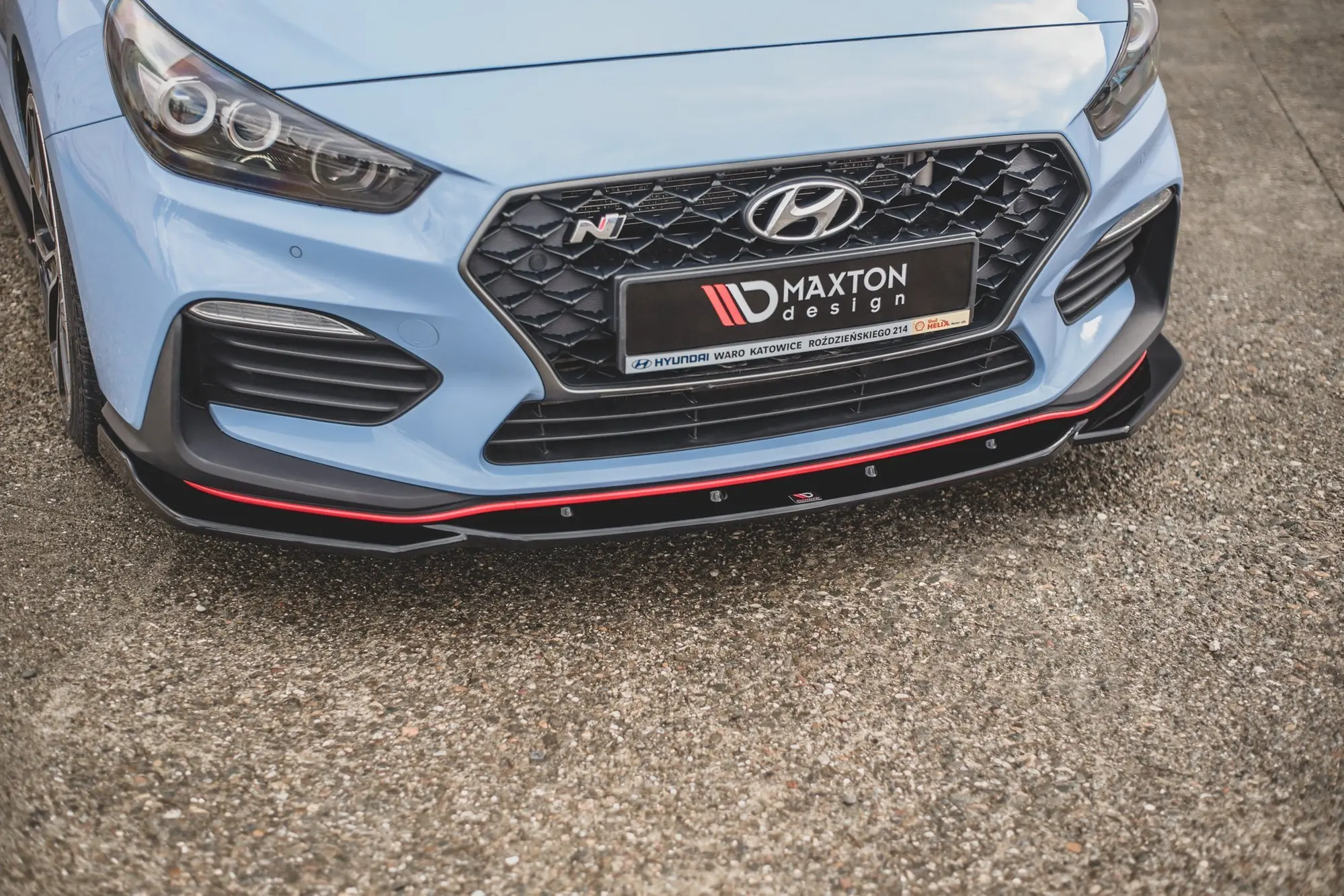 Frontspoiler Hyundai i30 III N / i30 III Fastback 2017-2020 | V.4 Glossy Black Edition – bilde 5