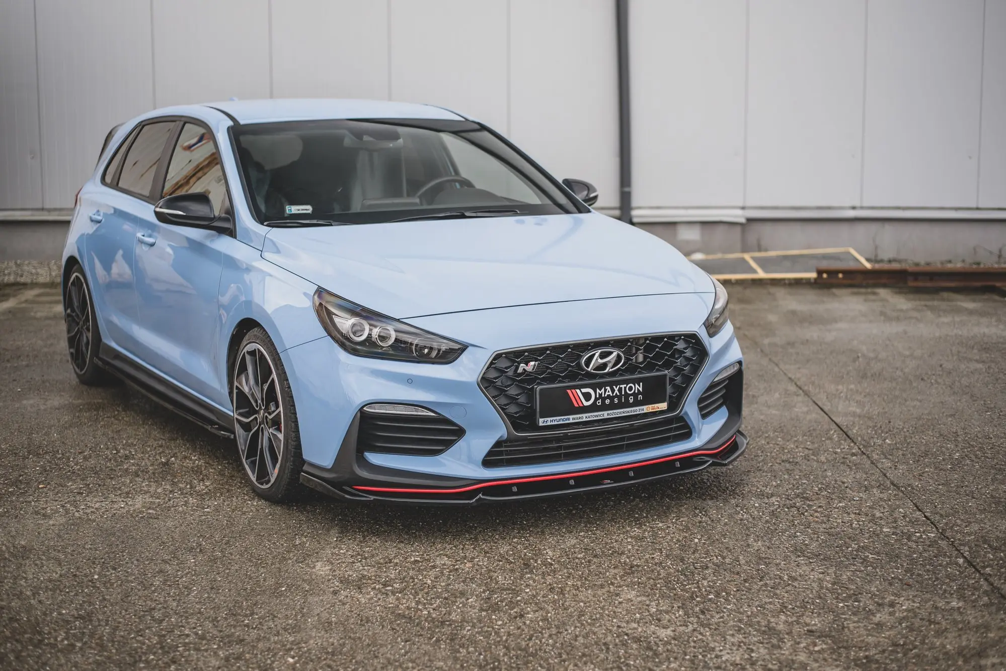 Frontspoiler Hyundai i30 III N / i30 III Fastback 2017 - 2020 | V.5 Glossy Black Edition