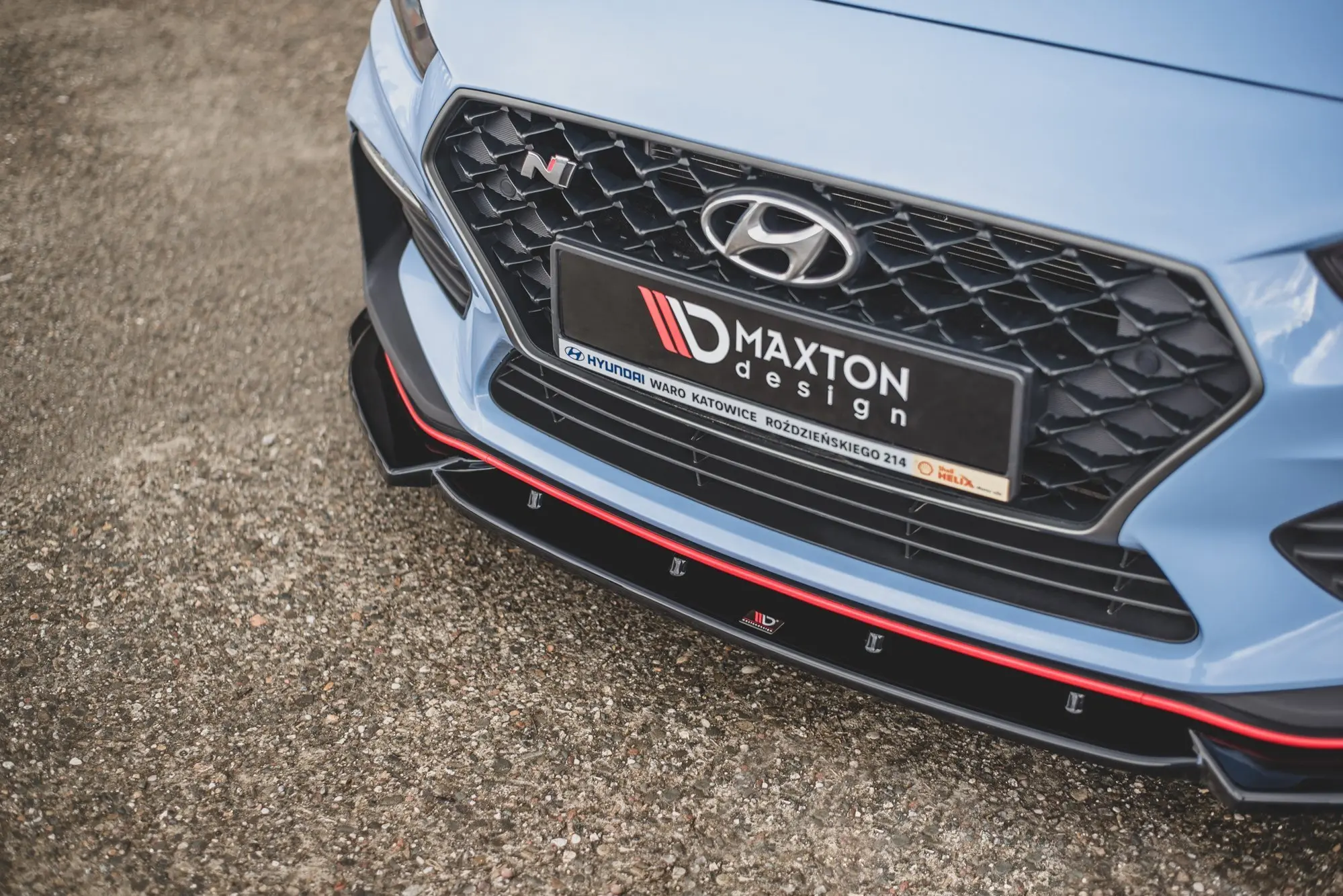 Frontspoiler Hyundai i30 III N / i30 III Fastback 2017 - 2020 | V.5 Glossy Black Edition – bilde 5