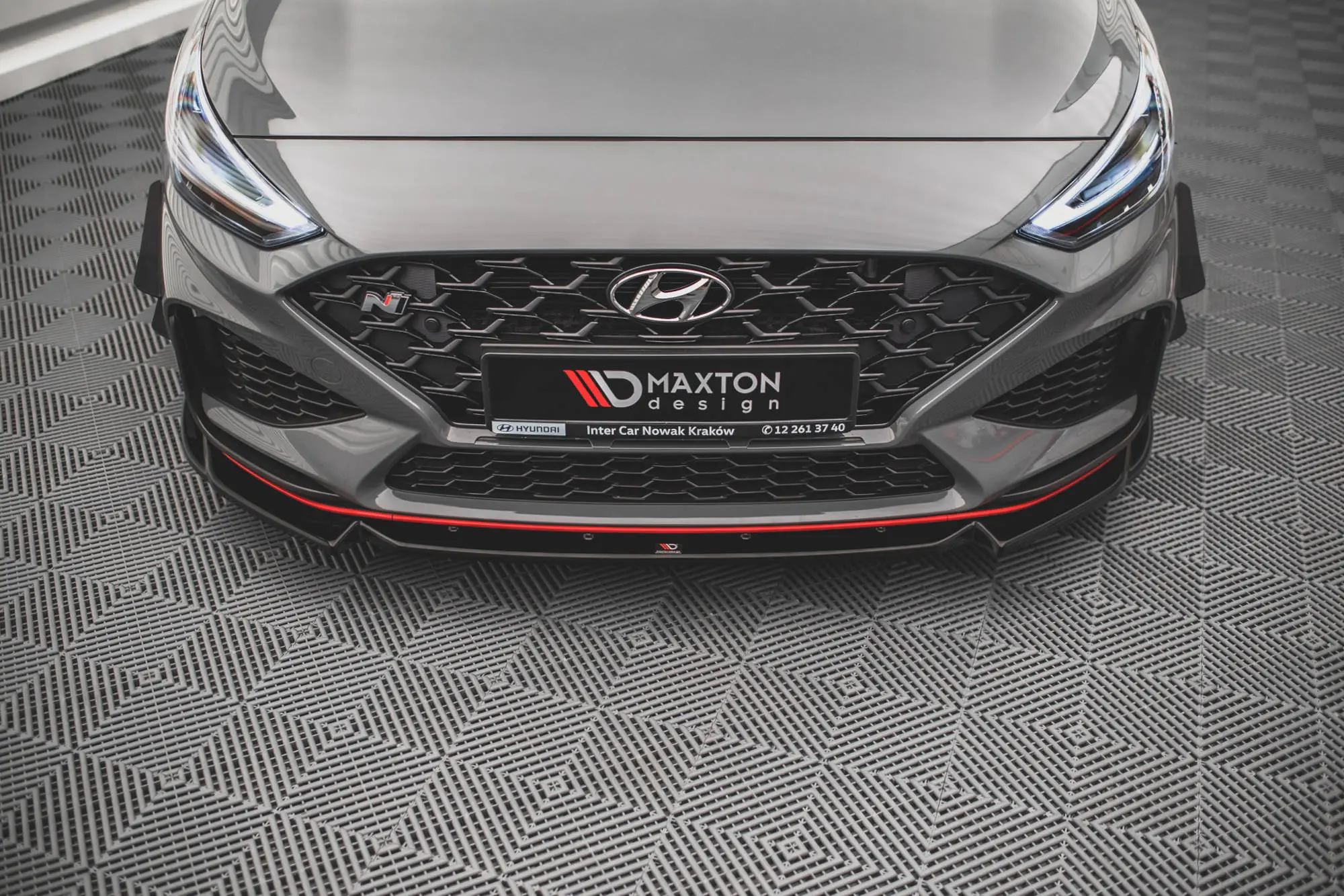 Frontspoiler Hyundai i30 III N / i30 III Fastback Facelift 2020-> | V.2 Glossy Black Edition