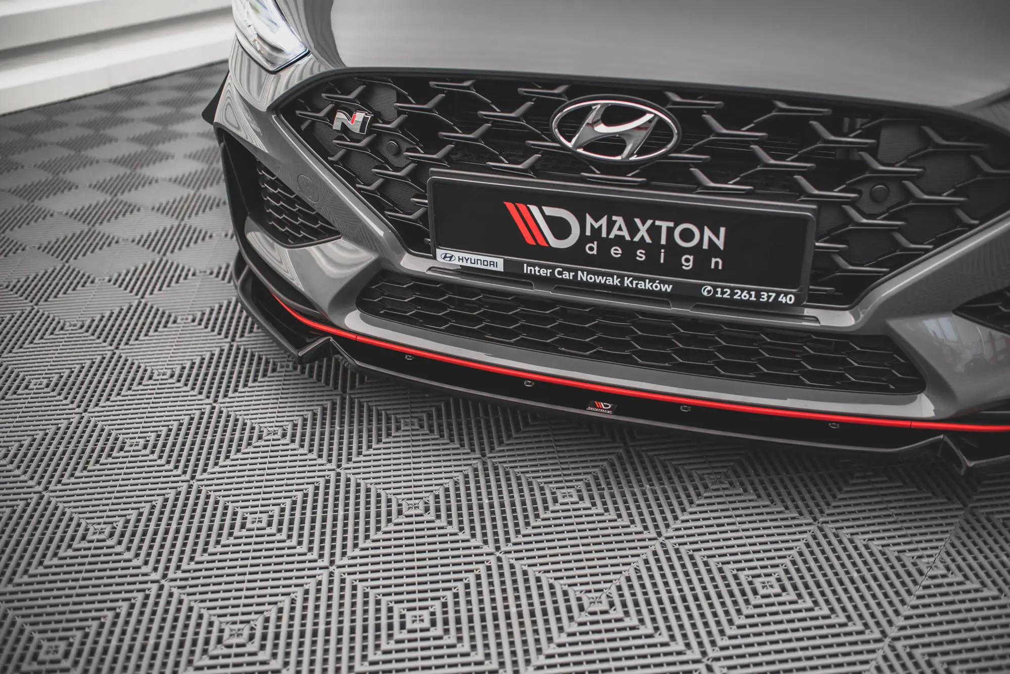 Frontspoiler Hyundai i30 III N / i30 III Fastback Facelift 2020-> | V.2 Glossy Black Edition – bilde 3