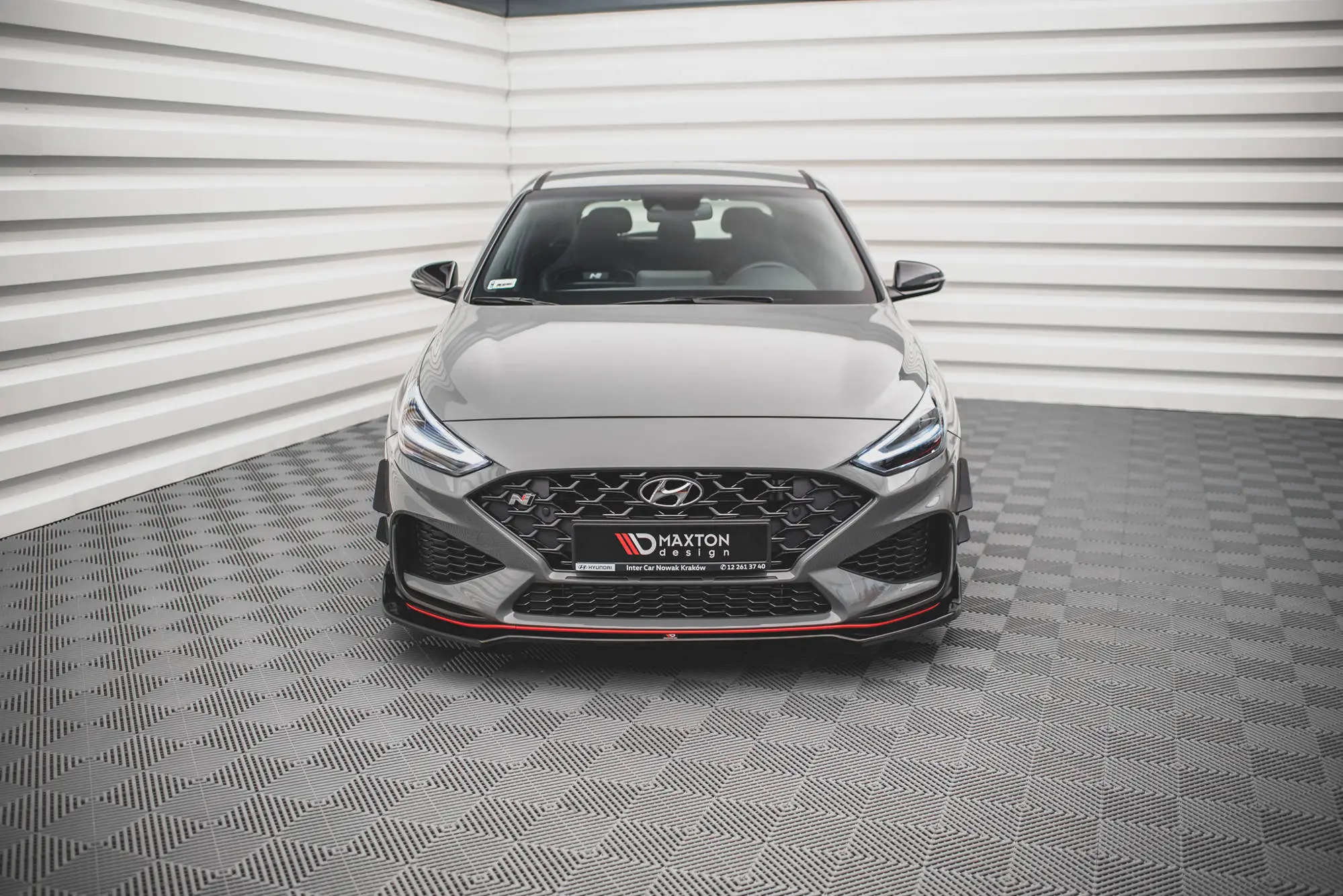 Frontspoiler Hyundai i30 III N / i30 III Fastback Facelift 2020-> | V.3 Glossy Black Edition