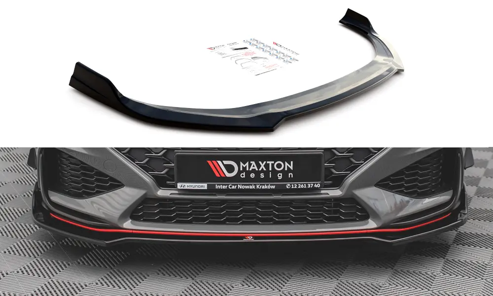 Frontspoiler Hyundai i30 III N / i30 III Fastback Facelift 2020-> | V.3 Glossy Black Edition – bilde 3