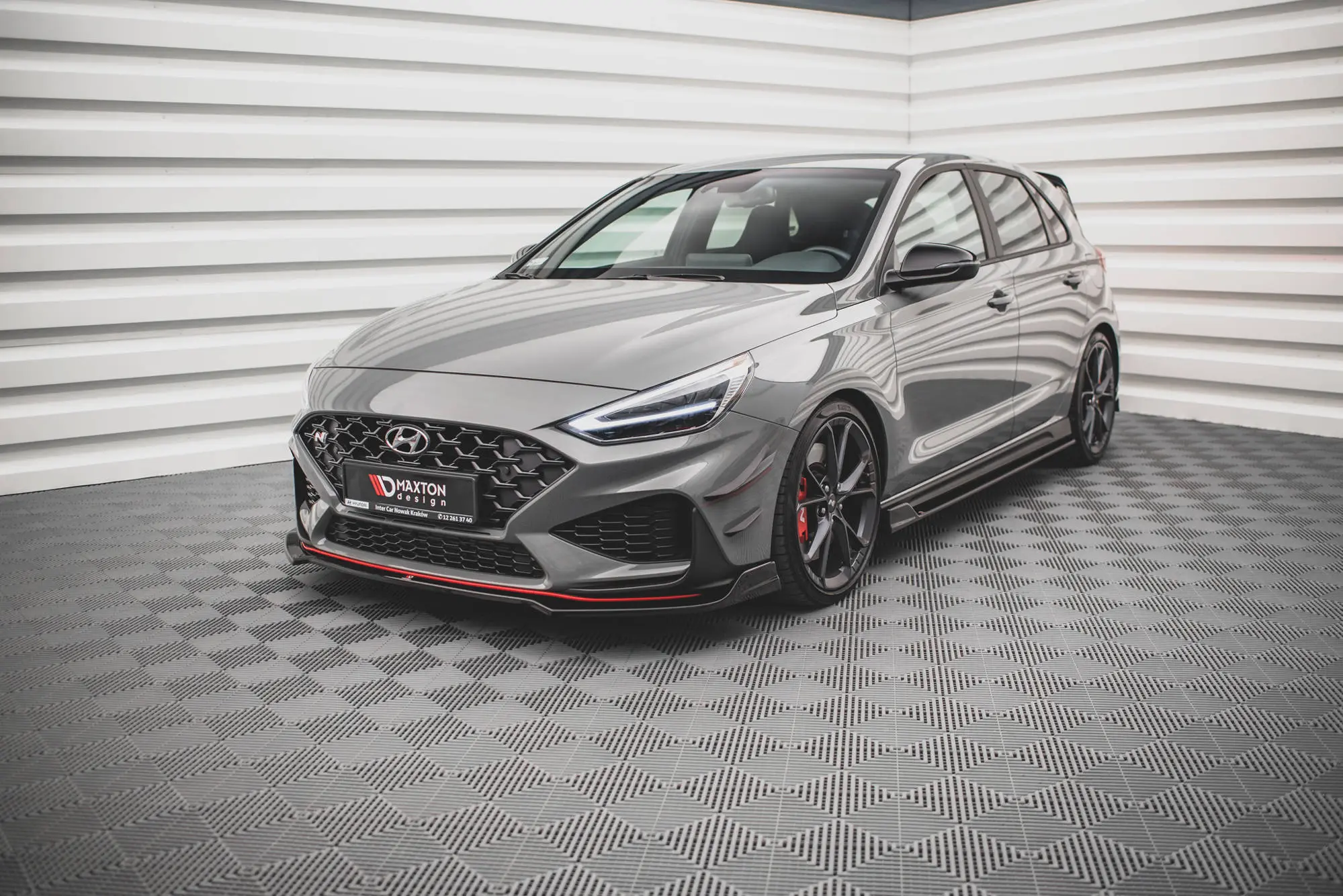 Frontspoiler Hyundai i30 III N / i30 III Fastback Facelift 2020-> | V.3 Glossy Black Edition – bilde 4