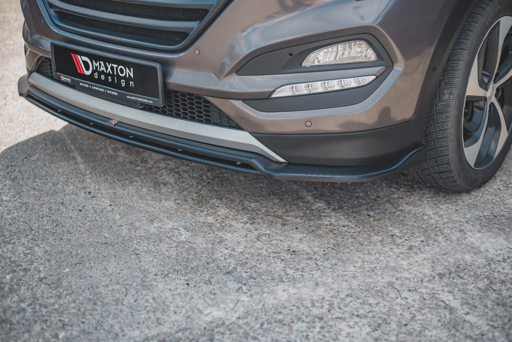 Frontspoiler Hyundai Tucson III 2015 - 2018 | Glossy Black Edition