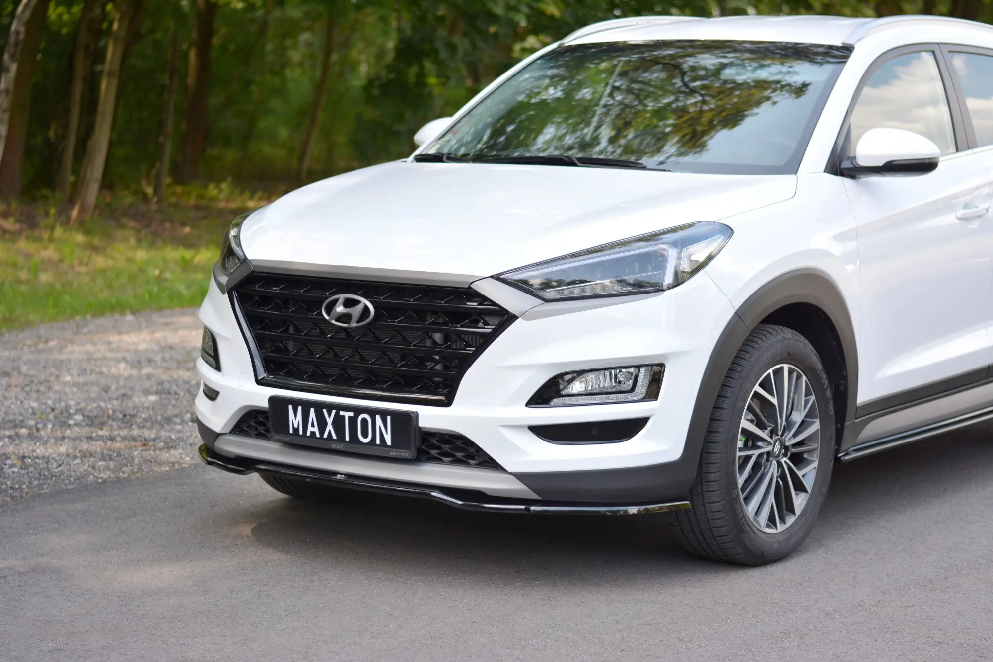 Frontspoiler Hyundai Tucson III Facelift 2018 - 2020 | V.2 Glossy Black Edition
