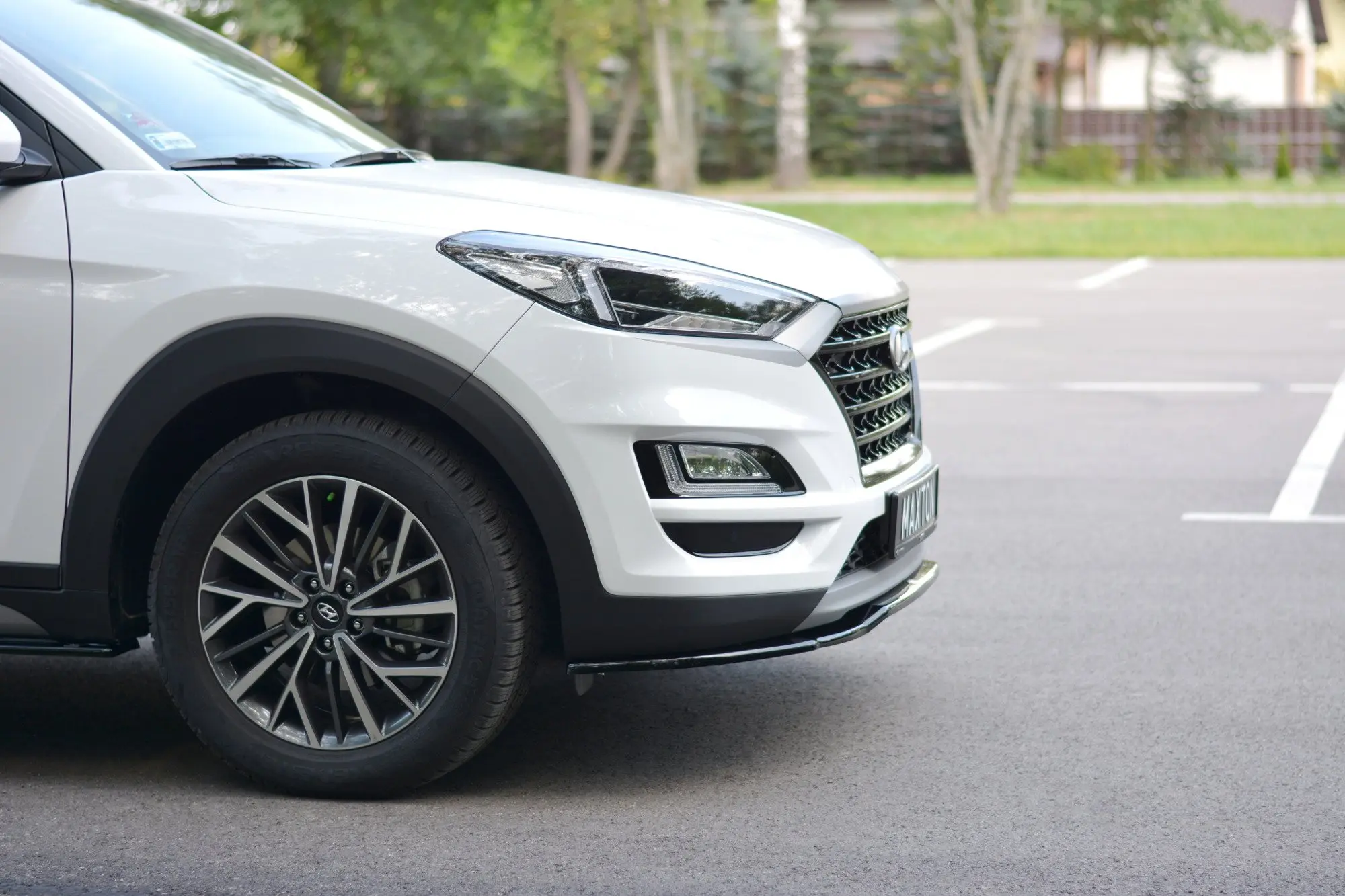 Frontspoiler Hyundai Tucson III Facelift 2018 - 2020 | V.2 Glossy Black Edition – bilde 3