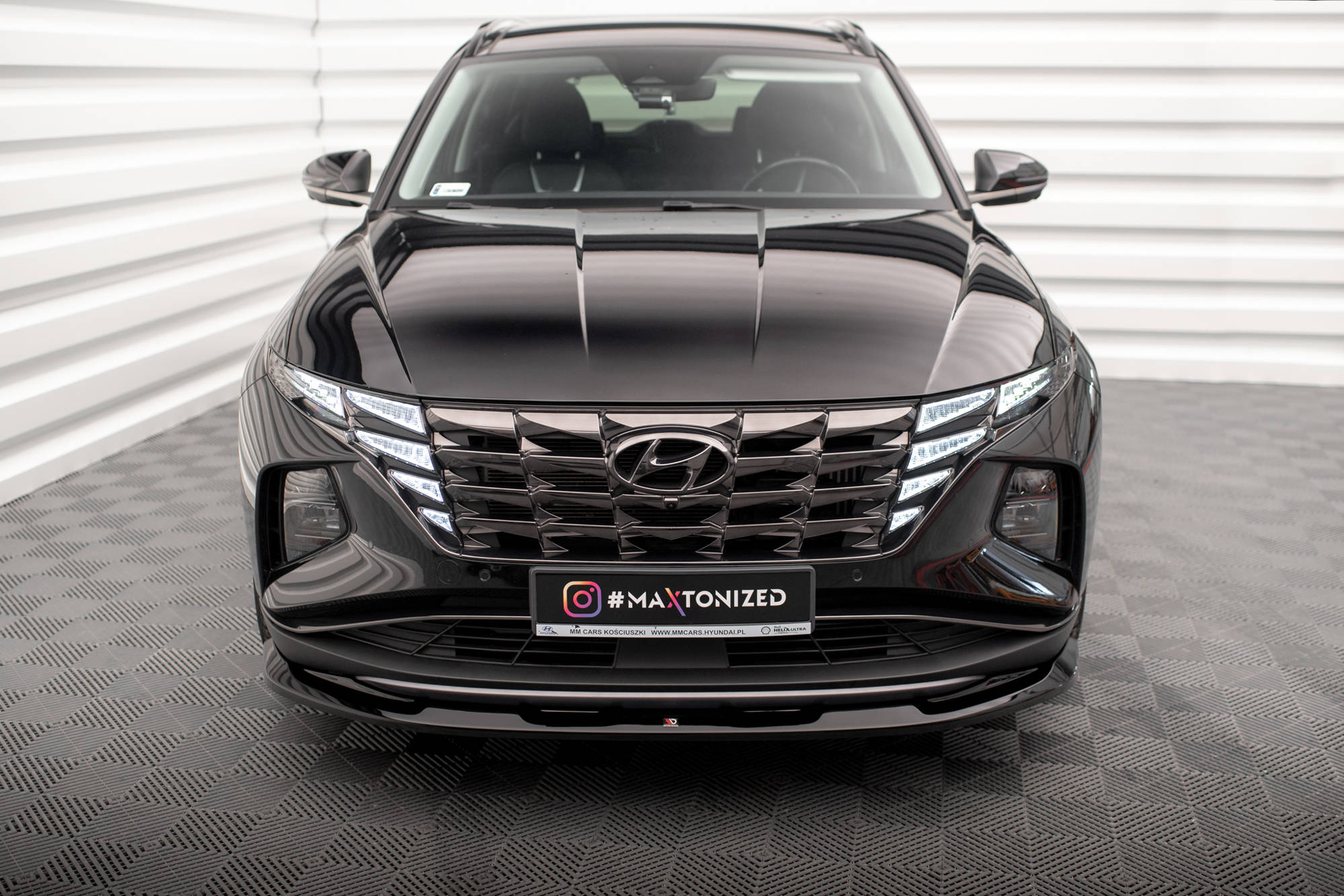 Frontspoiler Hyundai Tucson IV 2020 -> | V.1 Glossy Black Edition