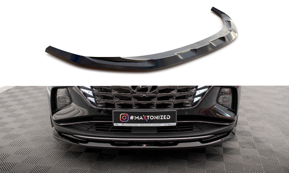 Frontspoiler Hyundai Tucson IV 2020 -> | V.1 Glossy Black Edition – bilde 2