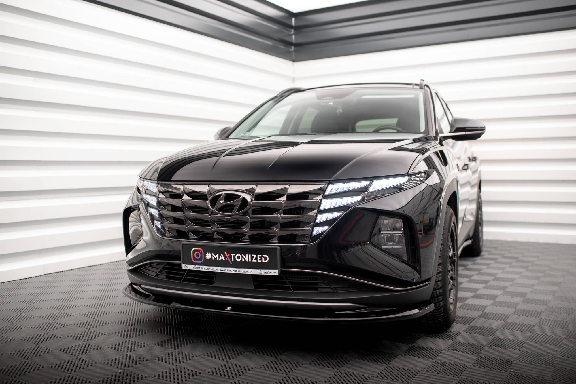 Frontspoiler Hyundai Tucson IV 2020 -> | V.1 Glossy Black Edition – bilde 4
