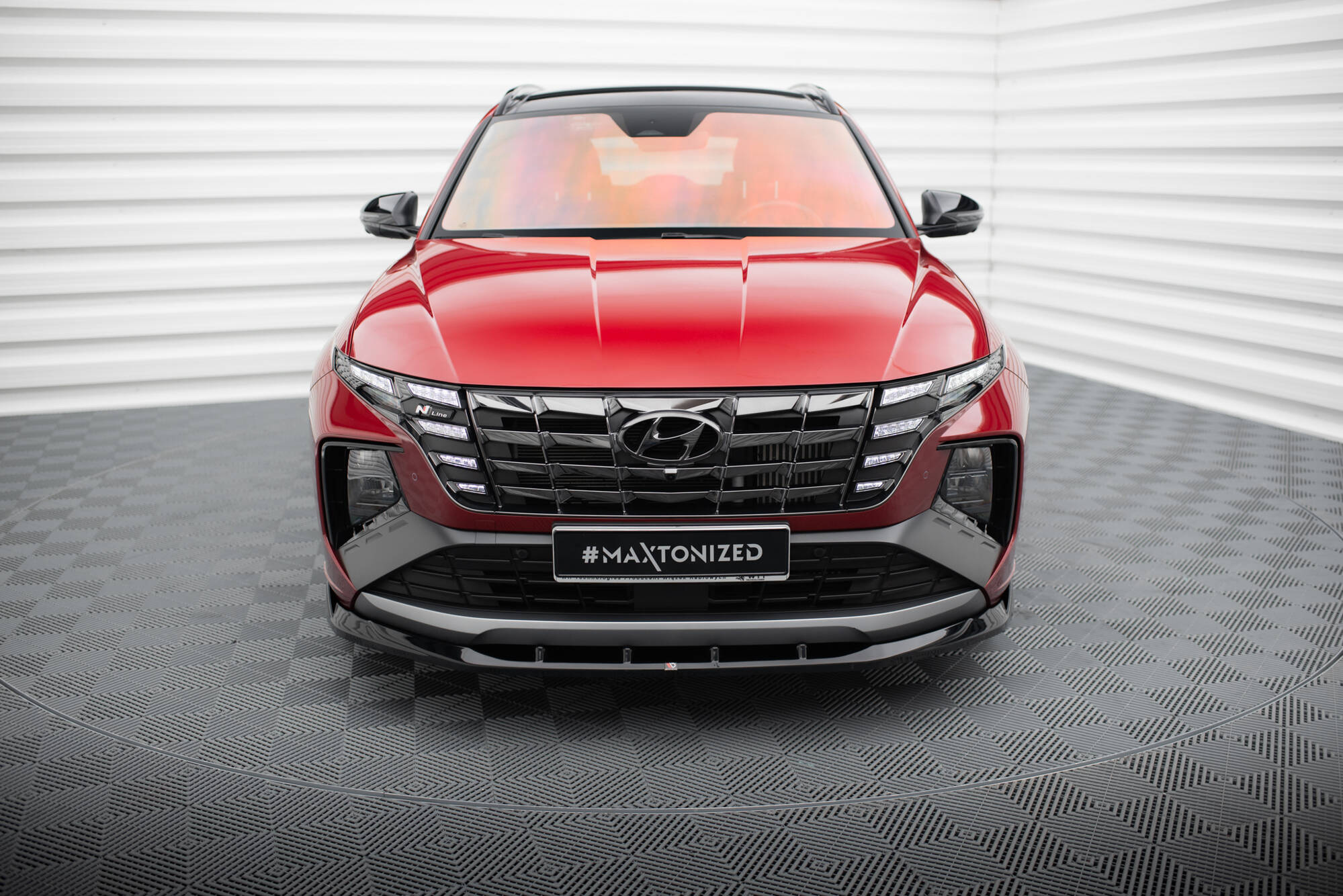 Frontspoiler Hyundai Tucson N-Line IV 2020 - 2024 | Sport Glossy Black Edition V1 Image 2