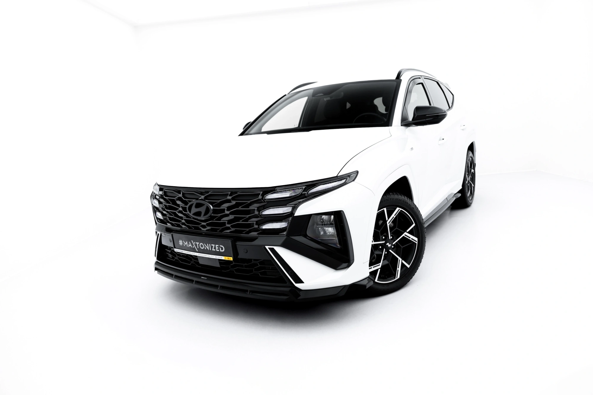 Frontspoiler Hyundai Tucson N-Line IV Facelift  2024 ->  | Sport Glossy Black Edition