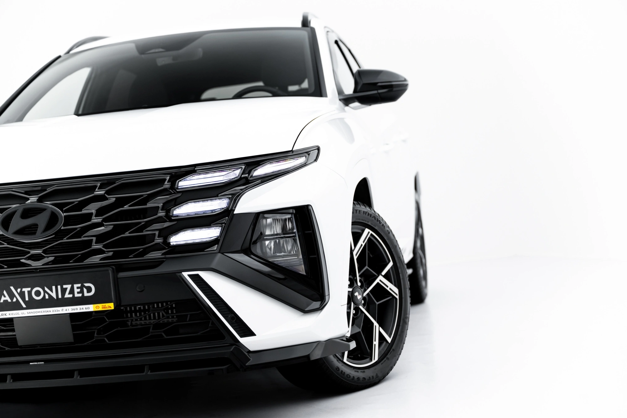 Frontspoiler Hyundai Tucson N-Line IV Facelift  2024 ->  | Sport Glossy Black Edition – bilde 3