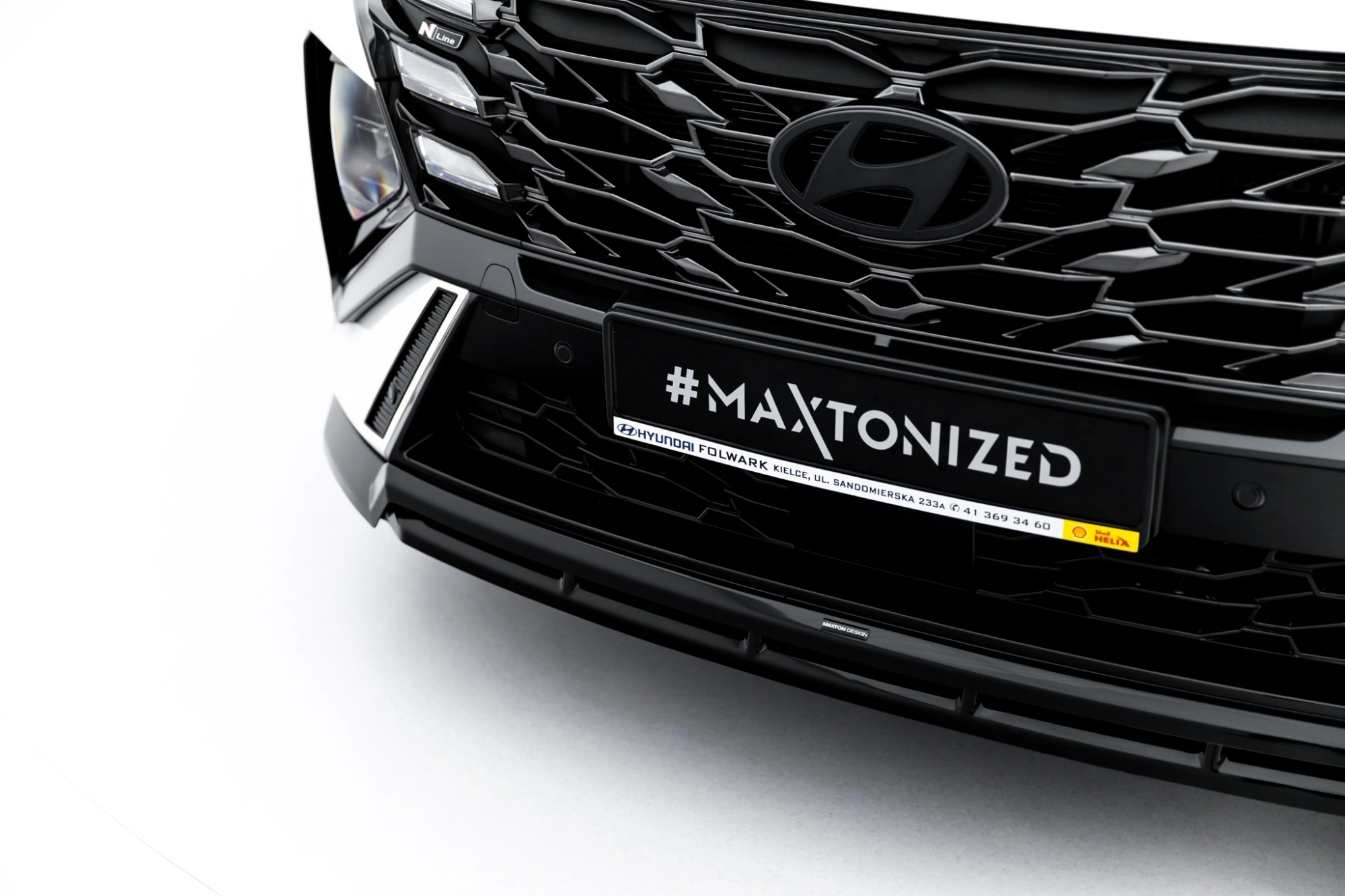 Frontspoiler Hyundai Tucson N-Line IV Facelift  2024 ->  | Sport Glossy Black Edition – bilde 5