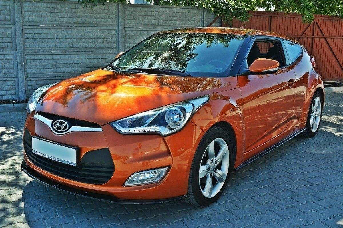 Frontspoiler Hyundai Veloster 2011 - 2018 | Sport Glossy Black Edition