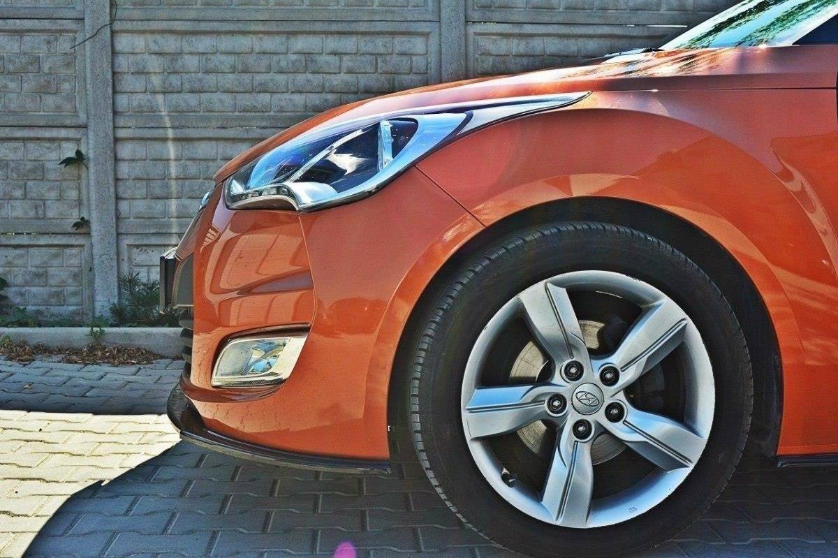 Frontspoiler Hyundai Veloster 2011 - 2018 | Sport Glossy Black Edition – bilde 2