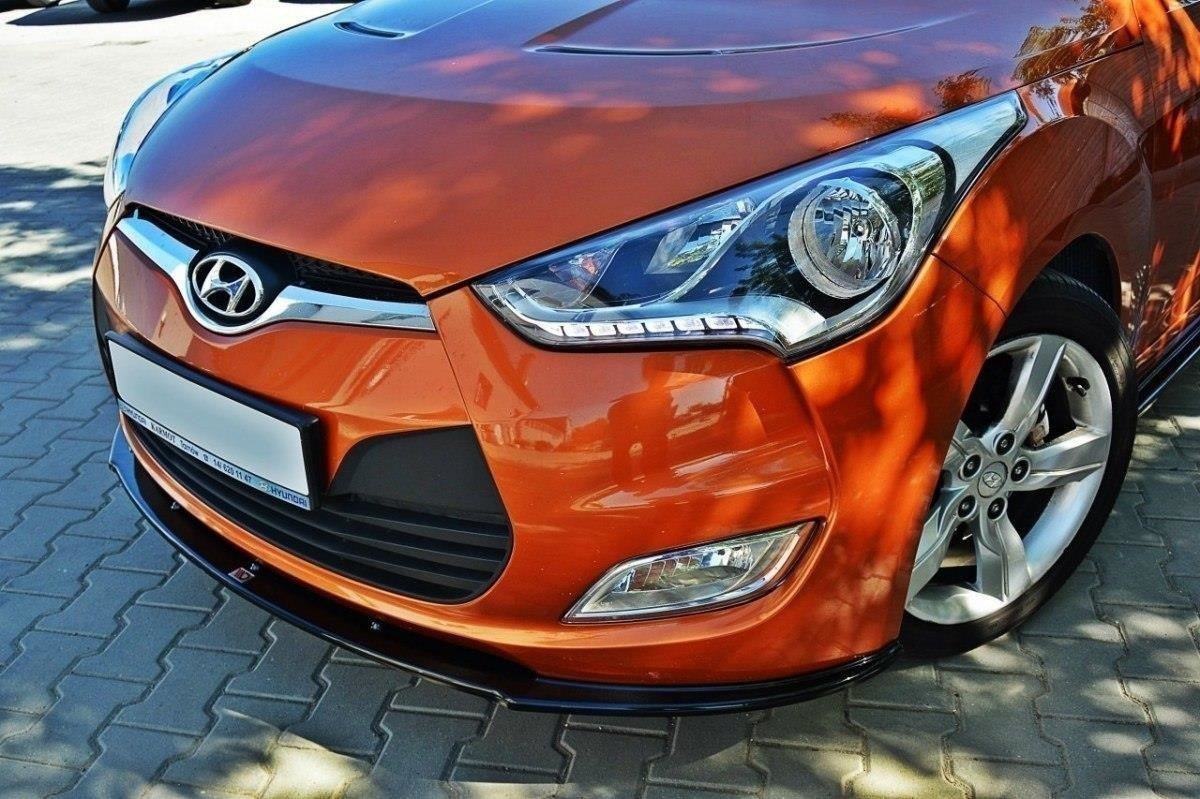 Frontspoiler Hyundai Veloster 2011 - 2018 | Sport Glossy Black Edition – bilde 3
