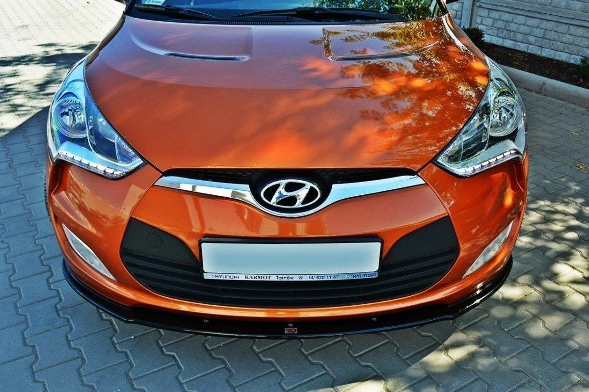 Frontspoiler Hyundai Veloster 2011 - 2018 | Sport Glossy Black Edition – bilde 4