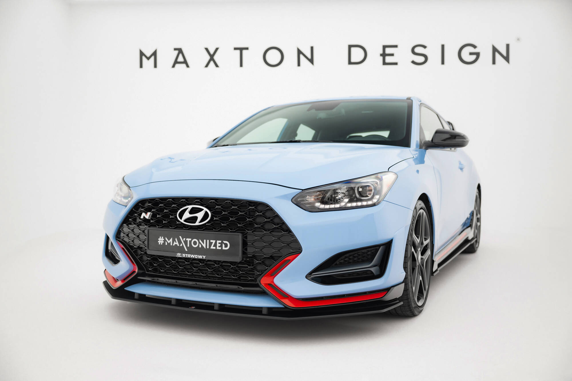 Frontspoiler Hyundai Veloster N II 2018 - 2022 | Sport Glossy Black Edition