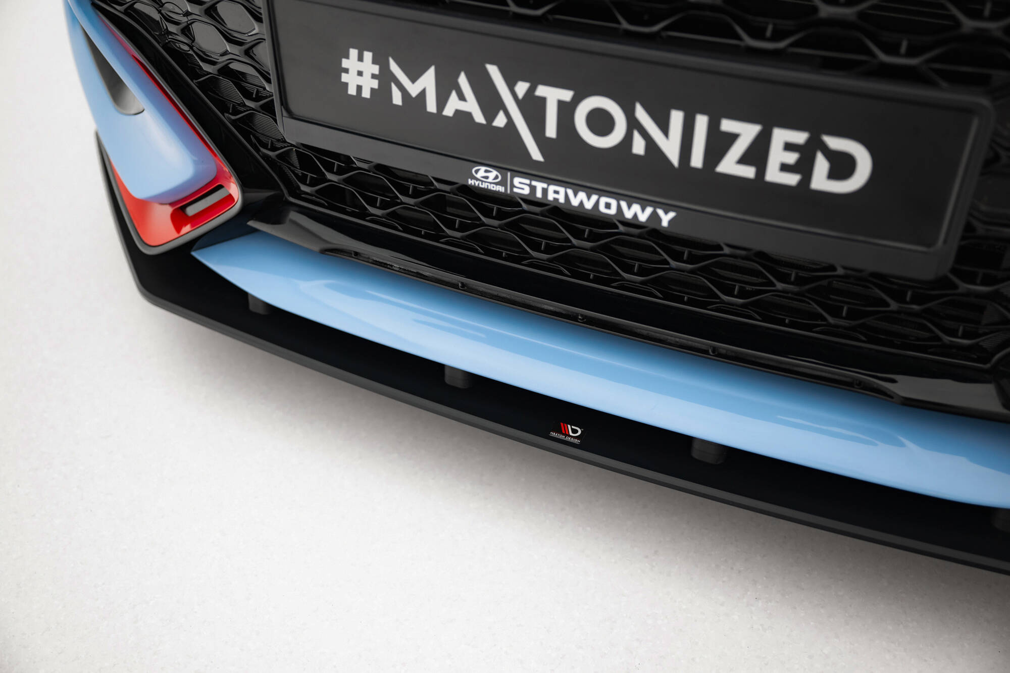 Frontspoiler Hyundai Veloster N II 2018 - 2022 | Sport Glossy Black Edition – bilde 3