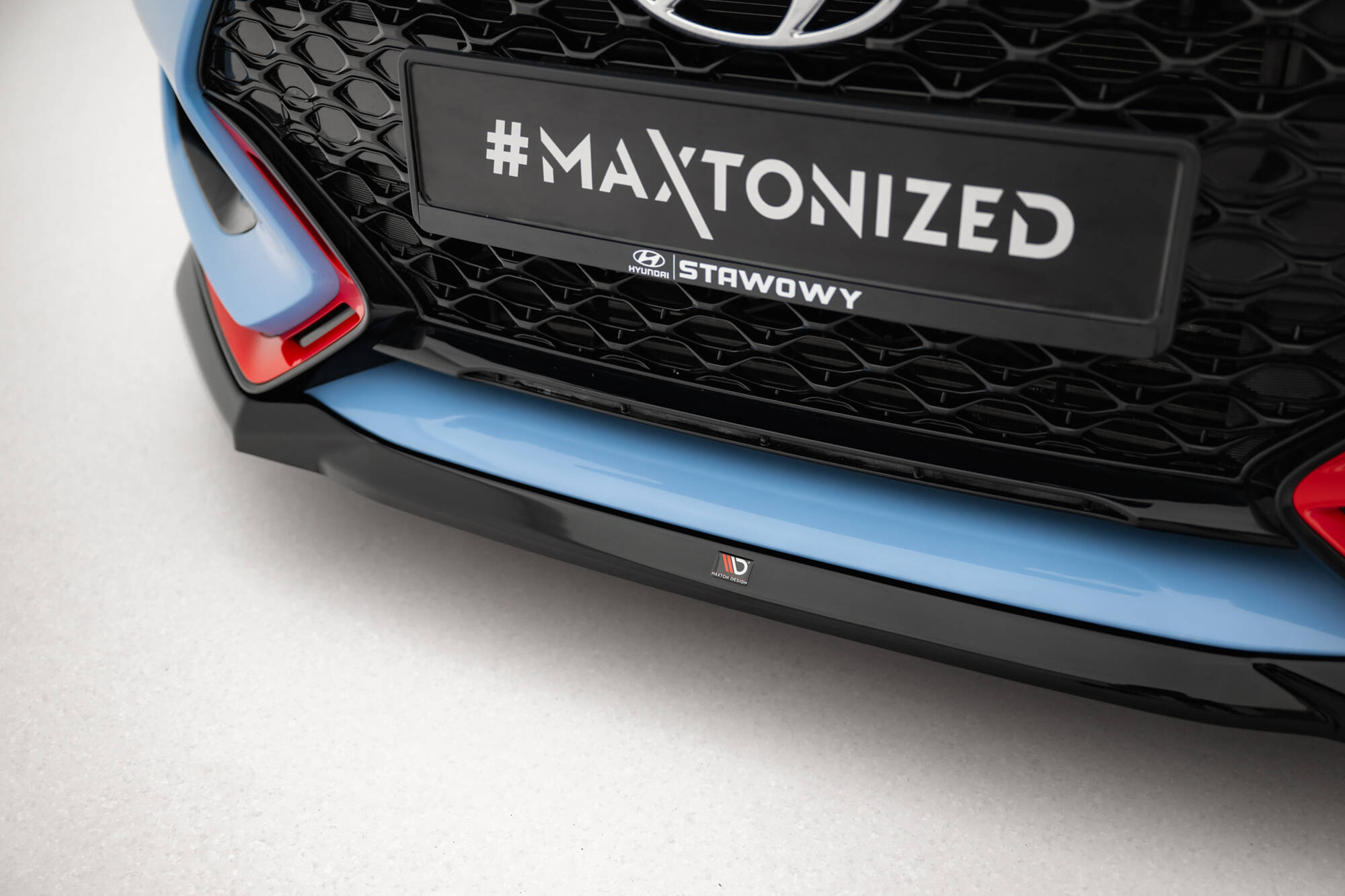 Frontspoiler Hyundai Veloster N II 2018 - 2022 | Sport Glossy Black Edition V1 – bilde 3