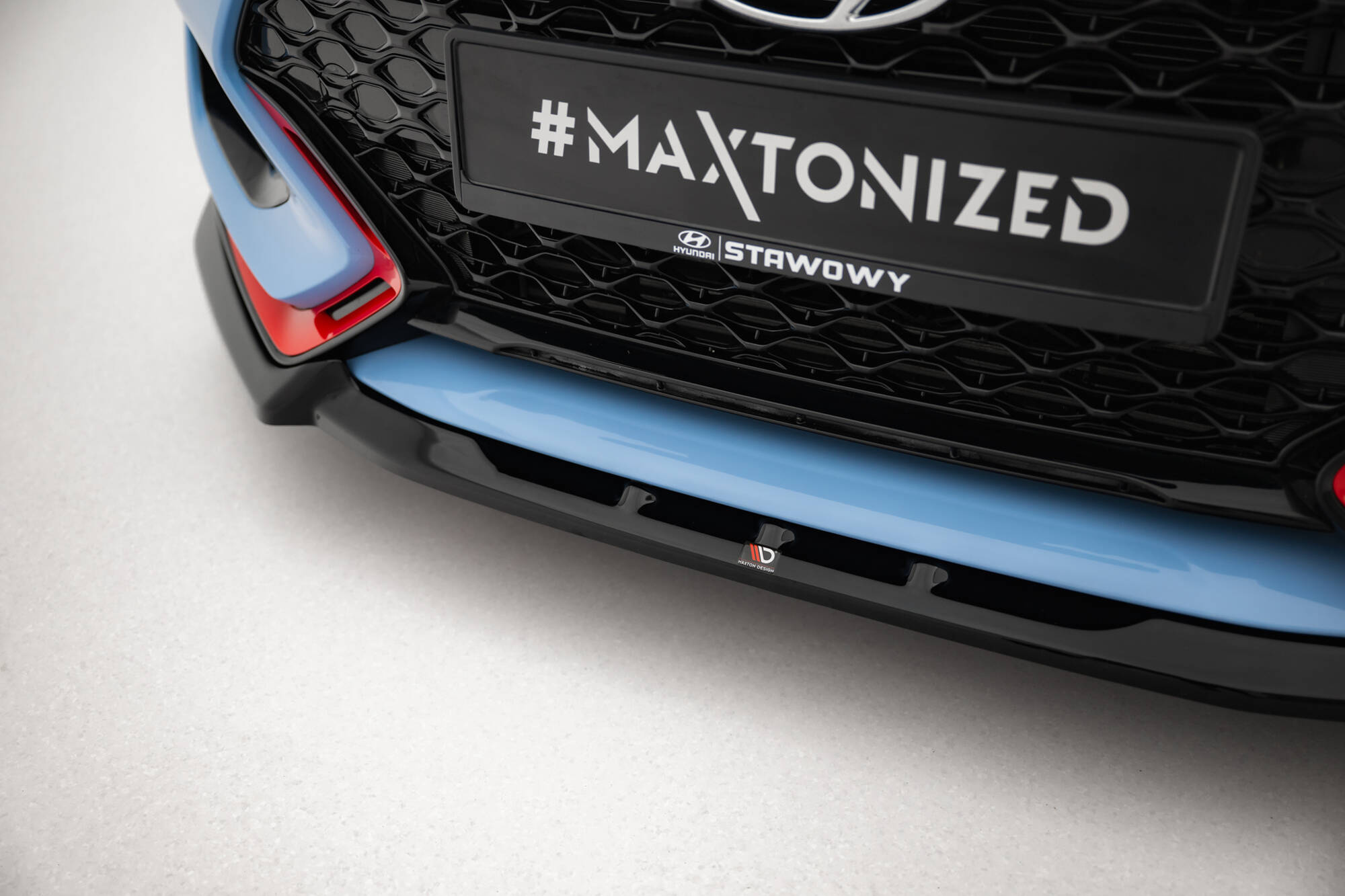 Frontspoiler Hyundai Veloster N II 2018 - 2022 | Sport Glossy Black Edition V2 – bilde 3