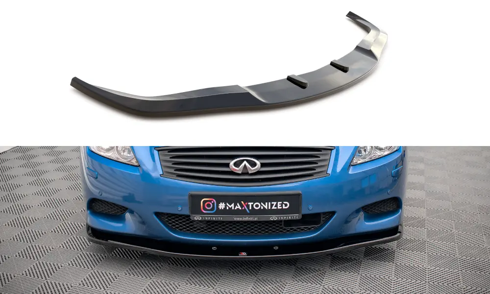 Frontspoiler Infiniti G V37 Coupe 2009-2013 | Glossy Black Edition – bilde 2