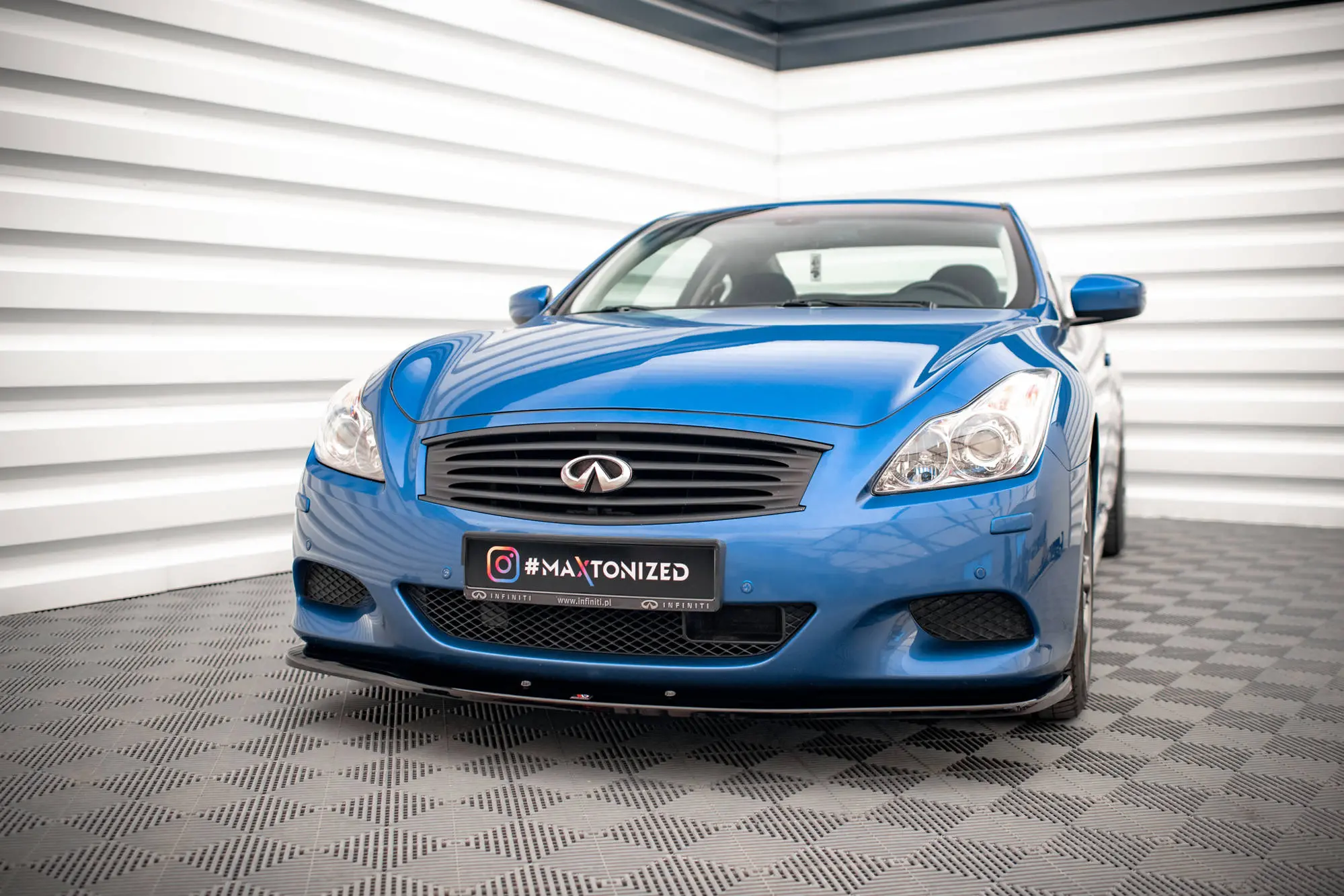 Frontspoiler Infiniti G V37 Coupe 2009-2013 | Glossy Black Edition – bilde 4
