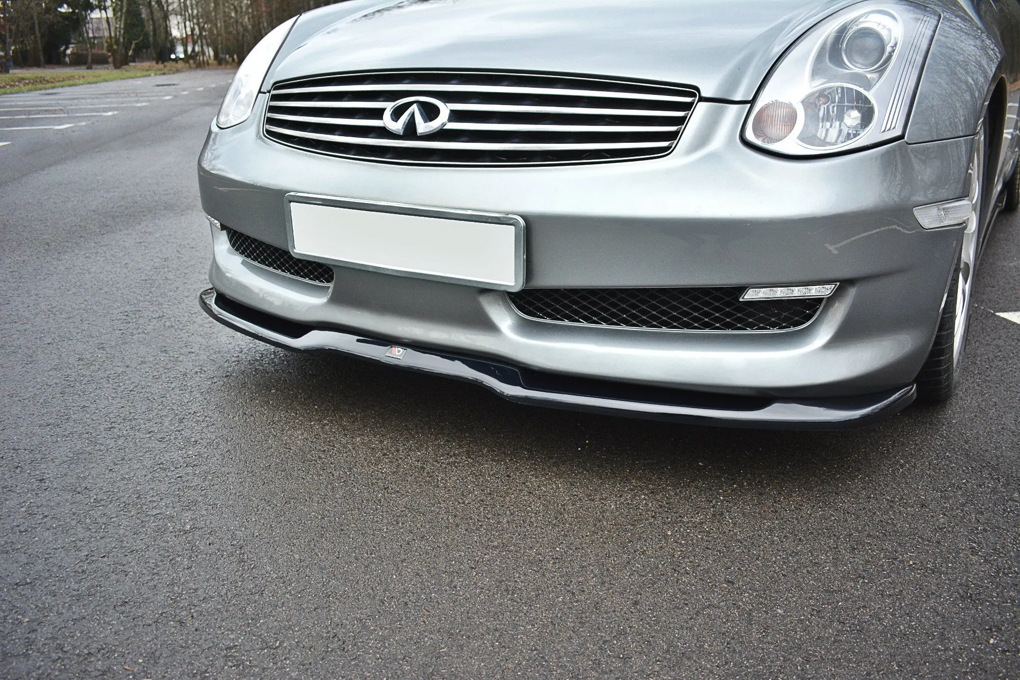 Frontspoiler Infiniti G35 Coupe 2003-2007 | V.1 Glossy Black Edition – bilde 3