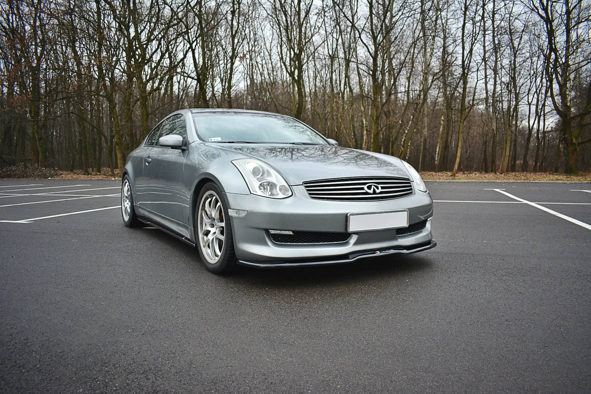 Frontspoiler Infiniti G35 Coupe 2003-2007 | V.1 Glossy Black Edition – bilde 4