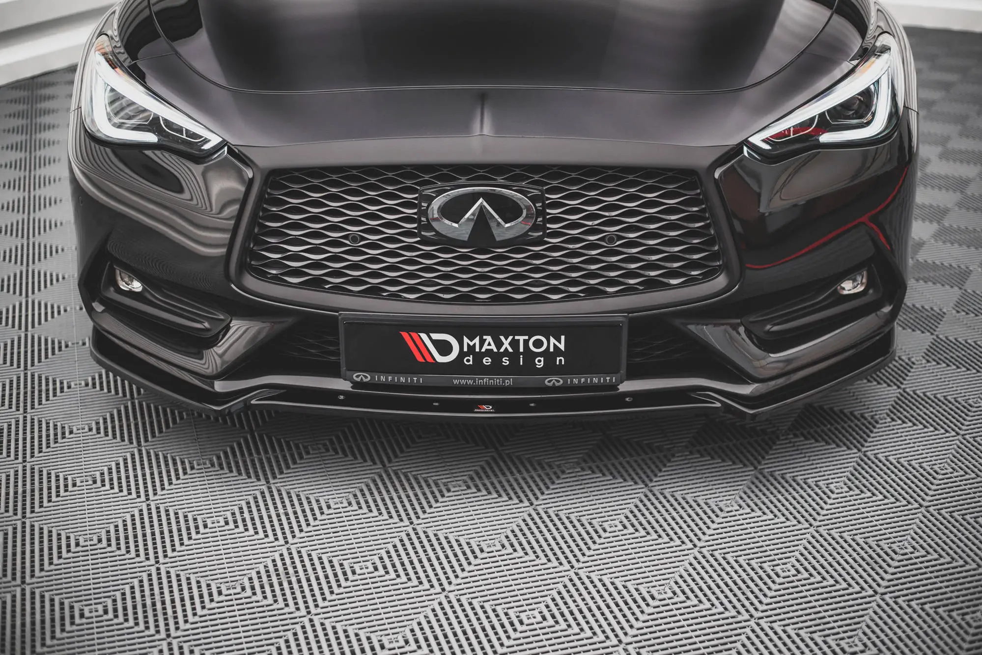 Frontspoiler Infiniti Q60 S II 2017-> | Glossy Black Edition