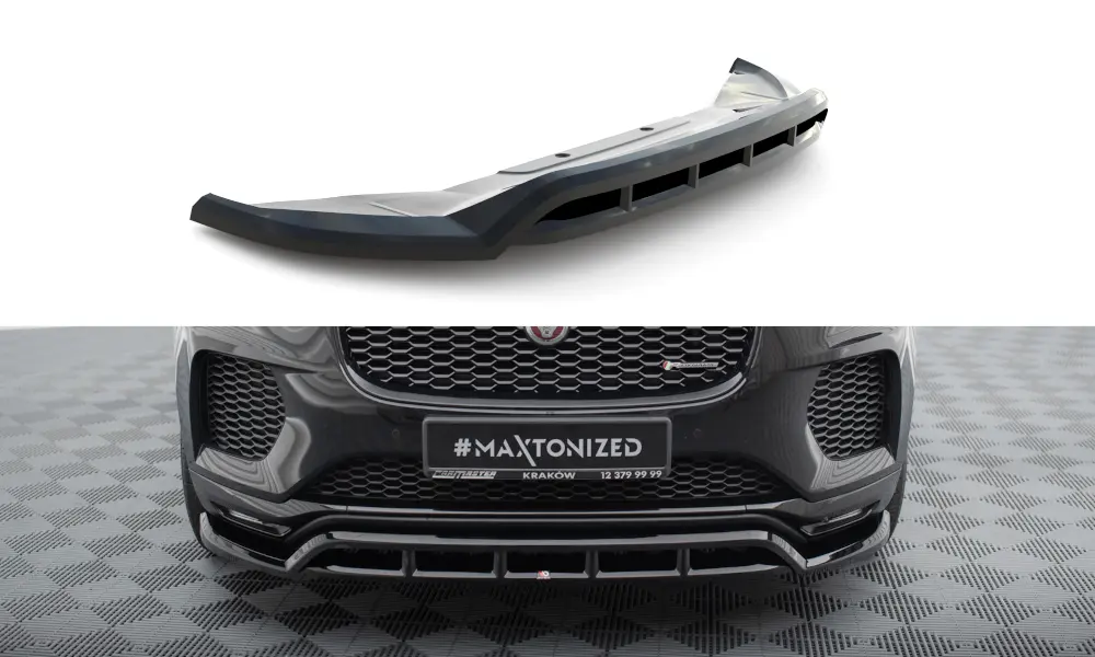Frontspoiler Jaguar E-Pace R-Dynamic 2017 - 2020 | Glossy Black Edition – bilde 3