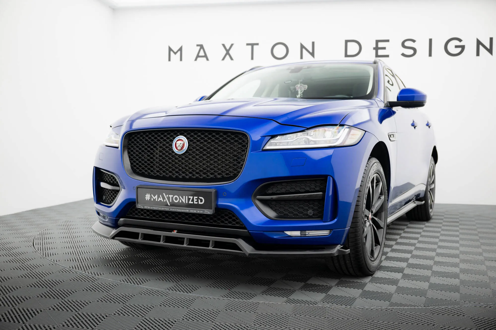 Frontspoiler Jaguar F-Pace R-Sport 2016 - 2020 │ Glossy Black Edition – bilde 3