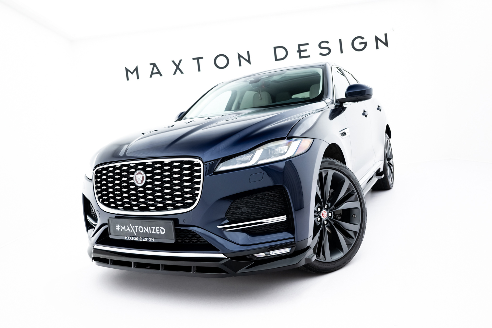 Frontspoiler Jaguar F-Pace R-Sport I Facelift 2020 - 2025 | Sport Glossy Black Edition – bilde 4