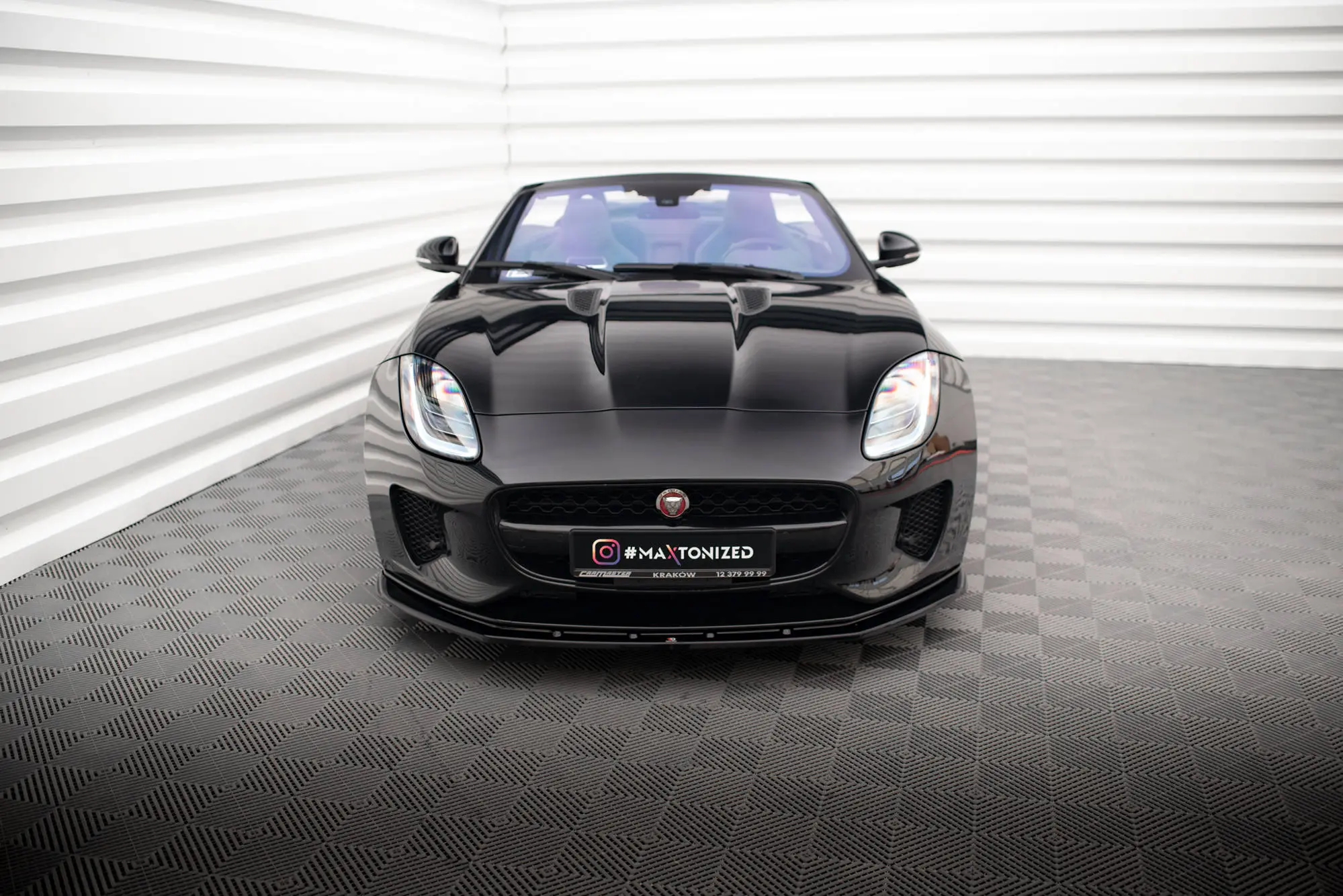 Frontspoiler Jaguar F-Type Facelift 2016-2020 | V.1 Glossy Black Edition