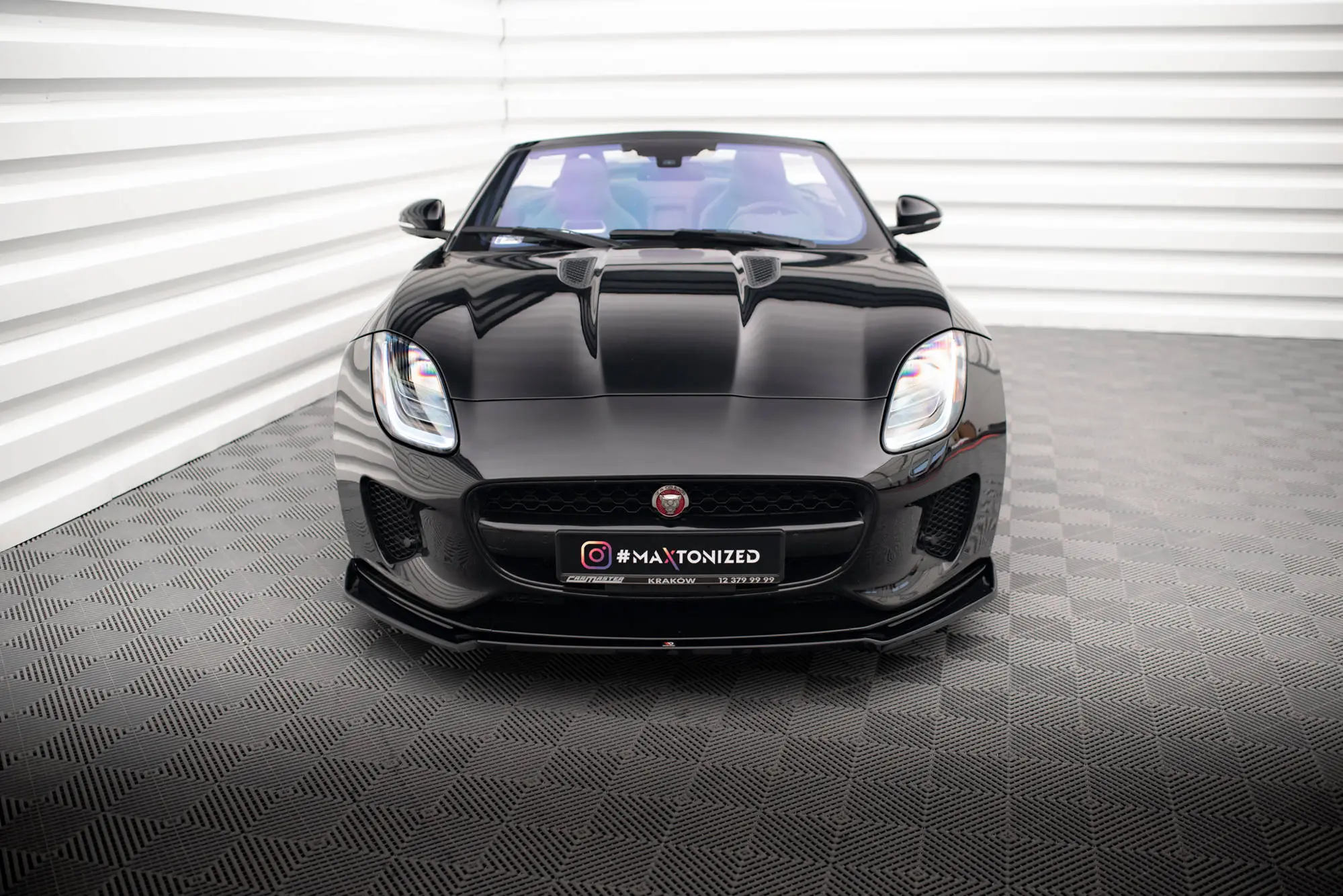 Frontspoiler Jaguar F-Type Facelift 2016-2020 | V.2 Glossy Black Edition