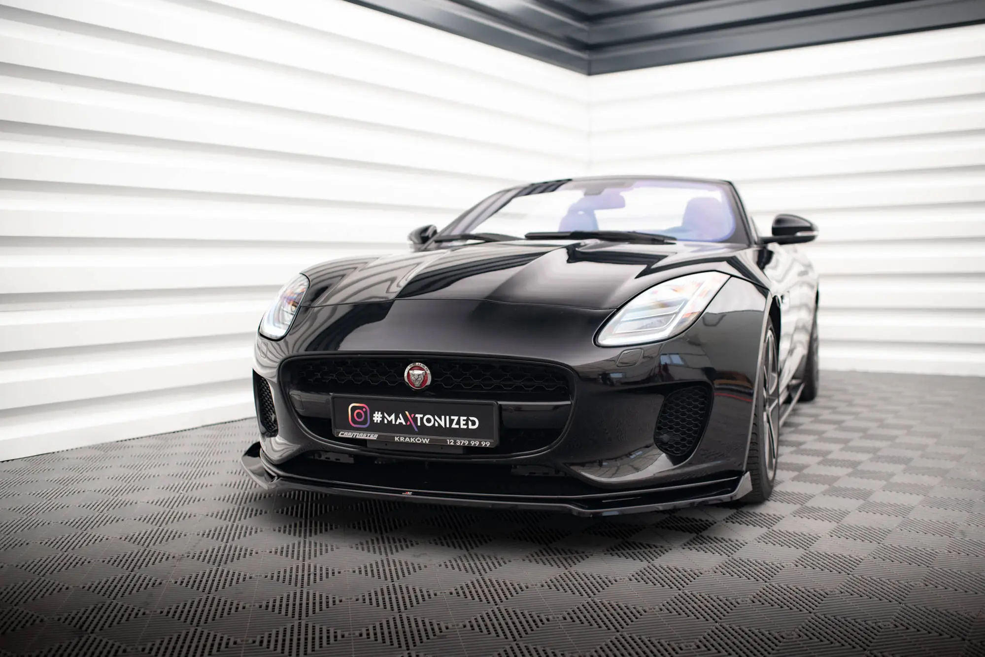 Frontspoiler Jaguar F-Type Facelift 2016-2020 | V.2 Glossy Black Edition – bilde 4