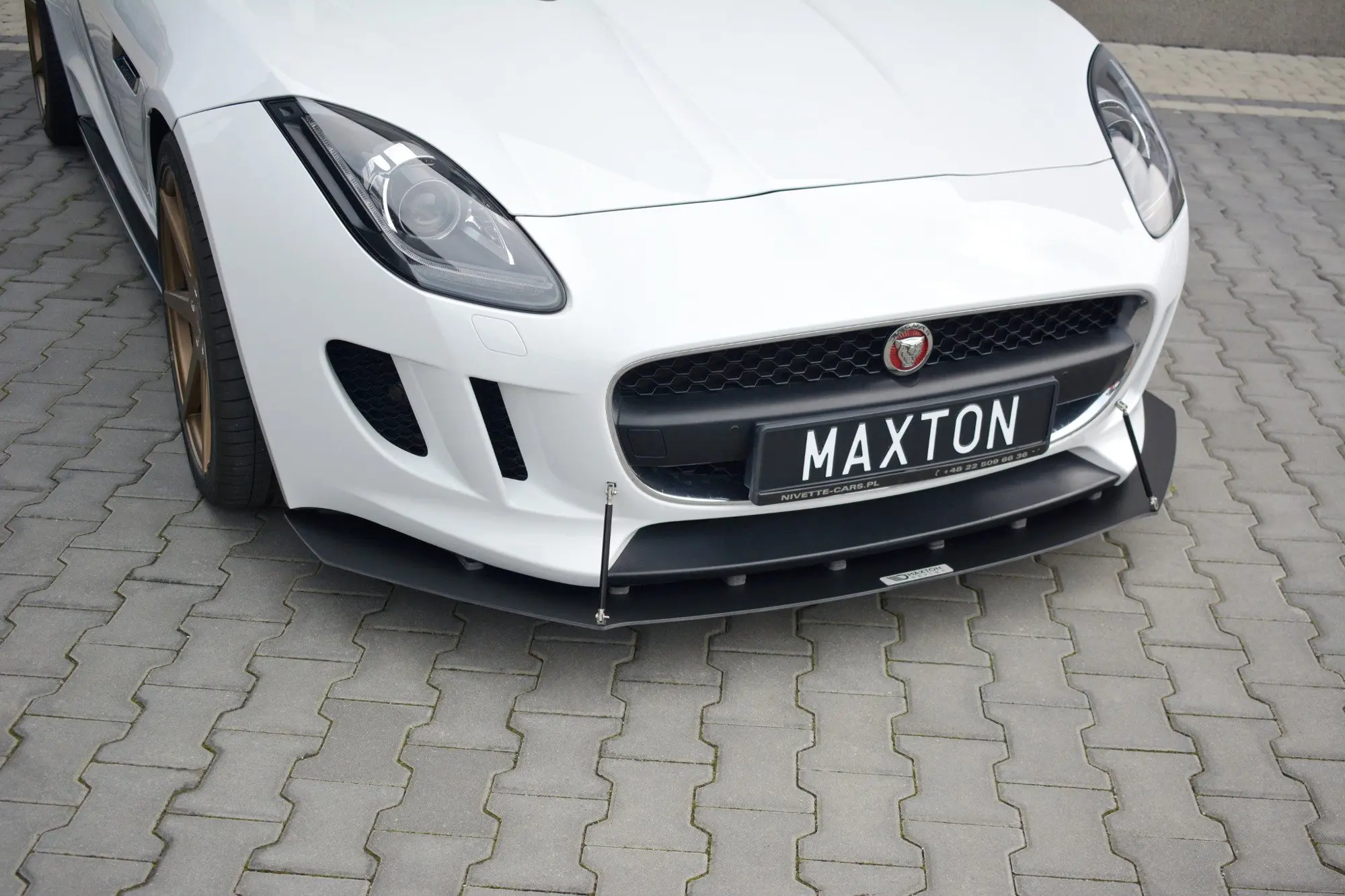Frontspoiler Jaguar F-Type (pre-facelift) 2013-2016 | Racing Black Edition – bilde 3