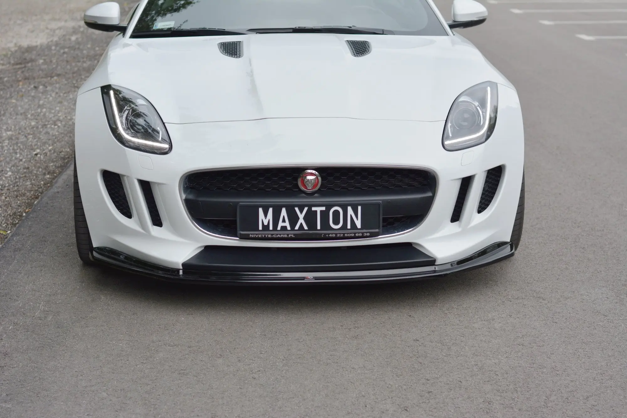 Frontspoiler Jaguar F-Type (pre-facelift) 2013-2016 | V.1 Glossy Black Edition