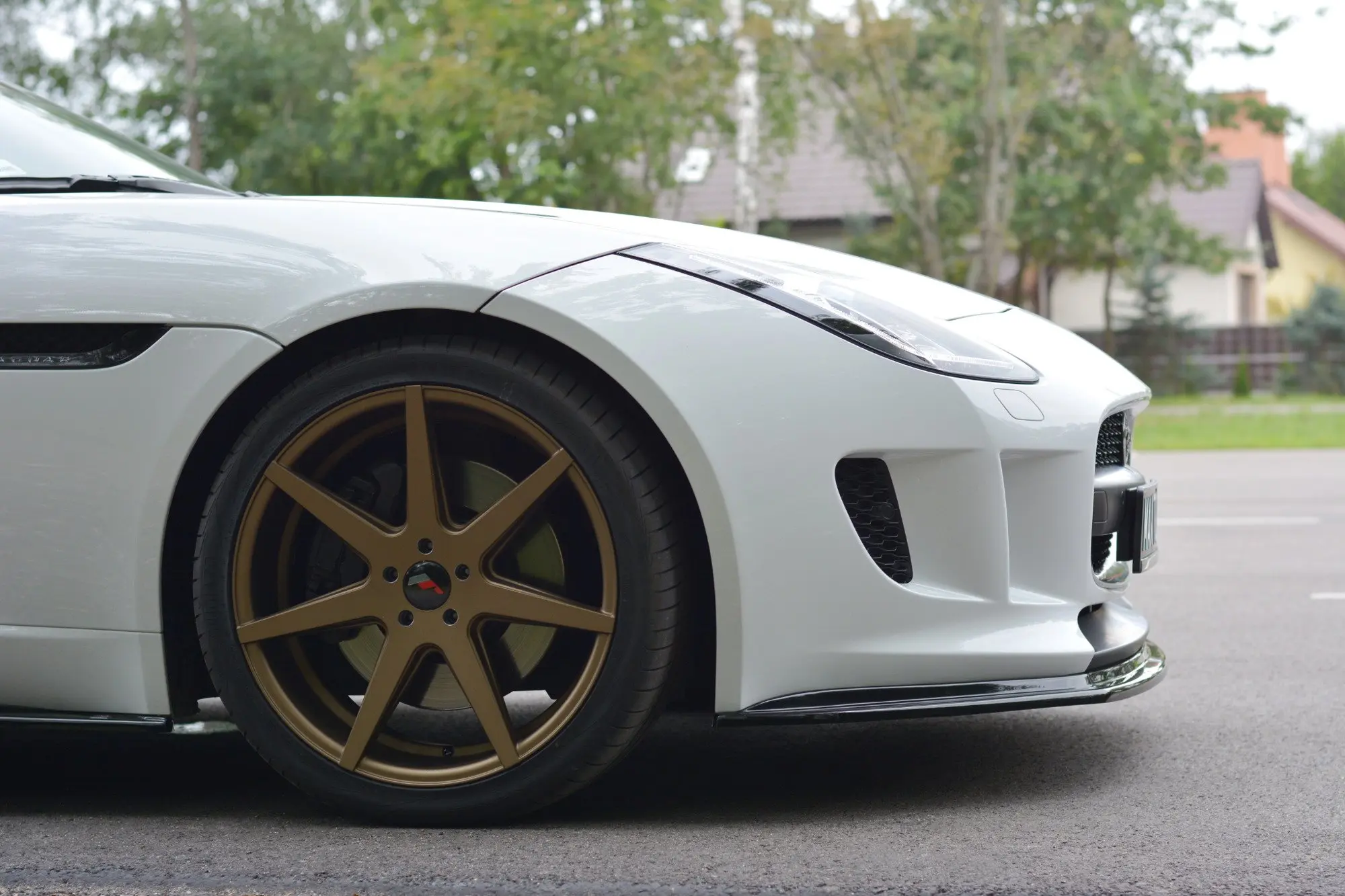 Frontspoiler Jaguar F-Type (pre-facelift) 2013-2016 | V.1 Glossy Black Edition – bilde 4
