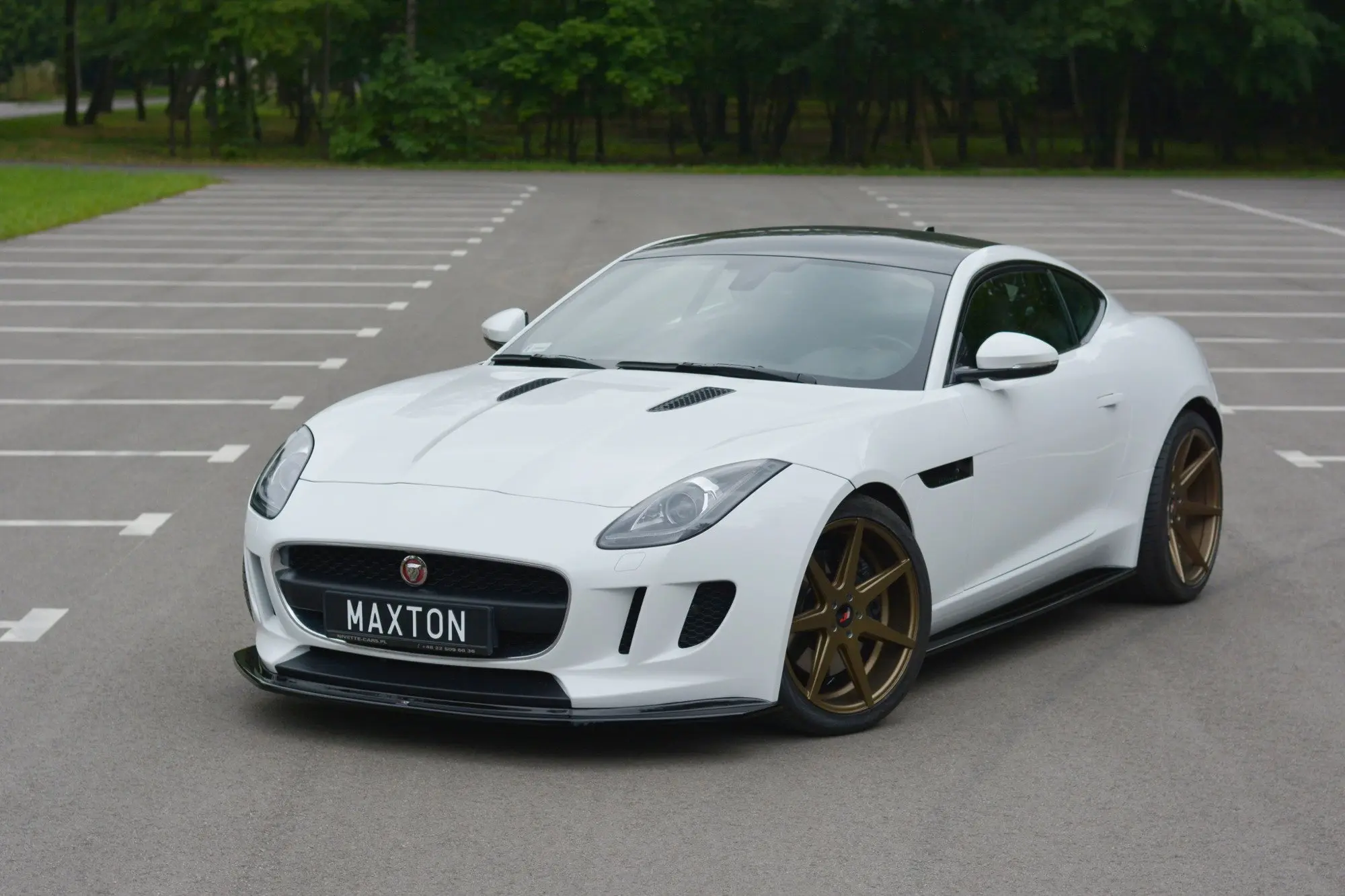 Frontspoiler Jaguar F-Type (pre-facelift) 2013-2016 | V.1 Glossy Black Edition – bilde 5