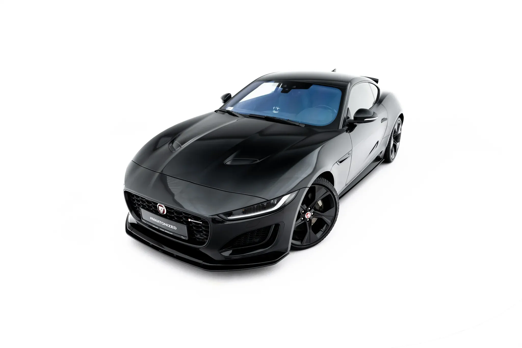 Frontspoiler Jaguar F-Type X152 Facelift 2 2020 - 2024 | Street Pro Black Edition – bilde 3