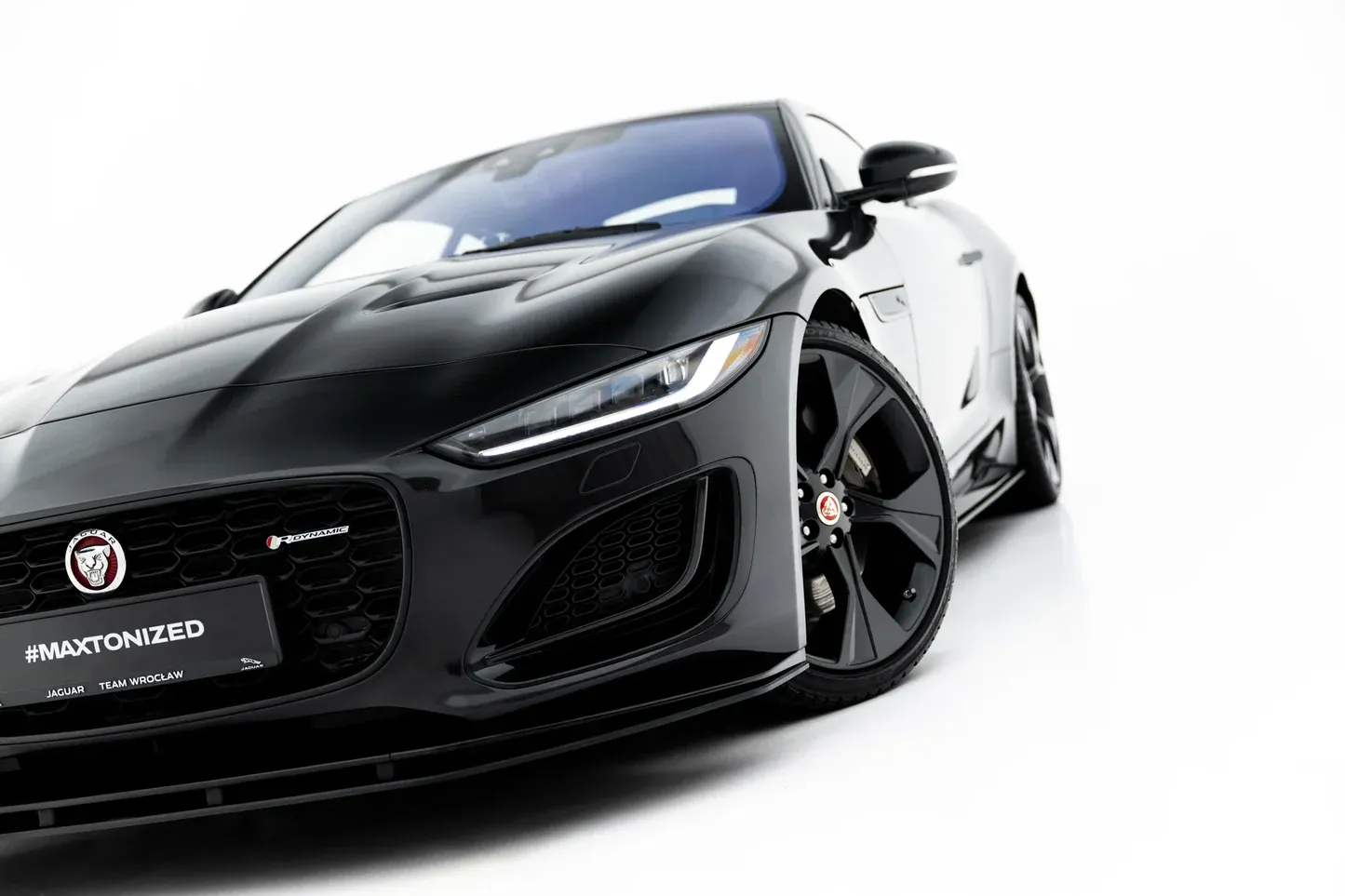 Frontspoiler Jaguar F-Type X152 Facelift 2 2020 - 2024 | Street Pro Glossy Black Edition – bilde 2
