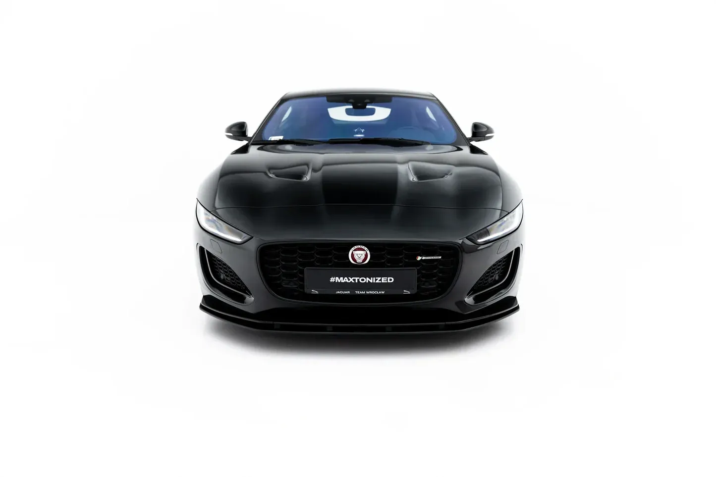 Frontspoiler Jaguar F-Type X152 Facelift 2 2020 - 2024 | Street Pro Glossy Black Edition – bilde 3