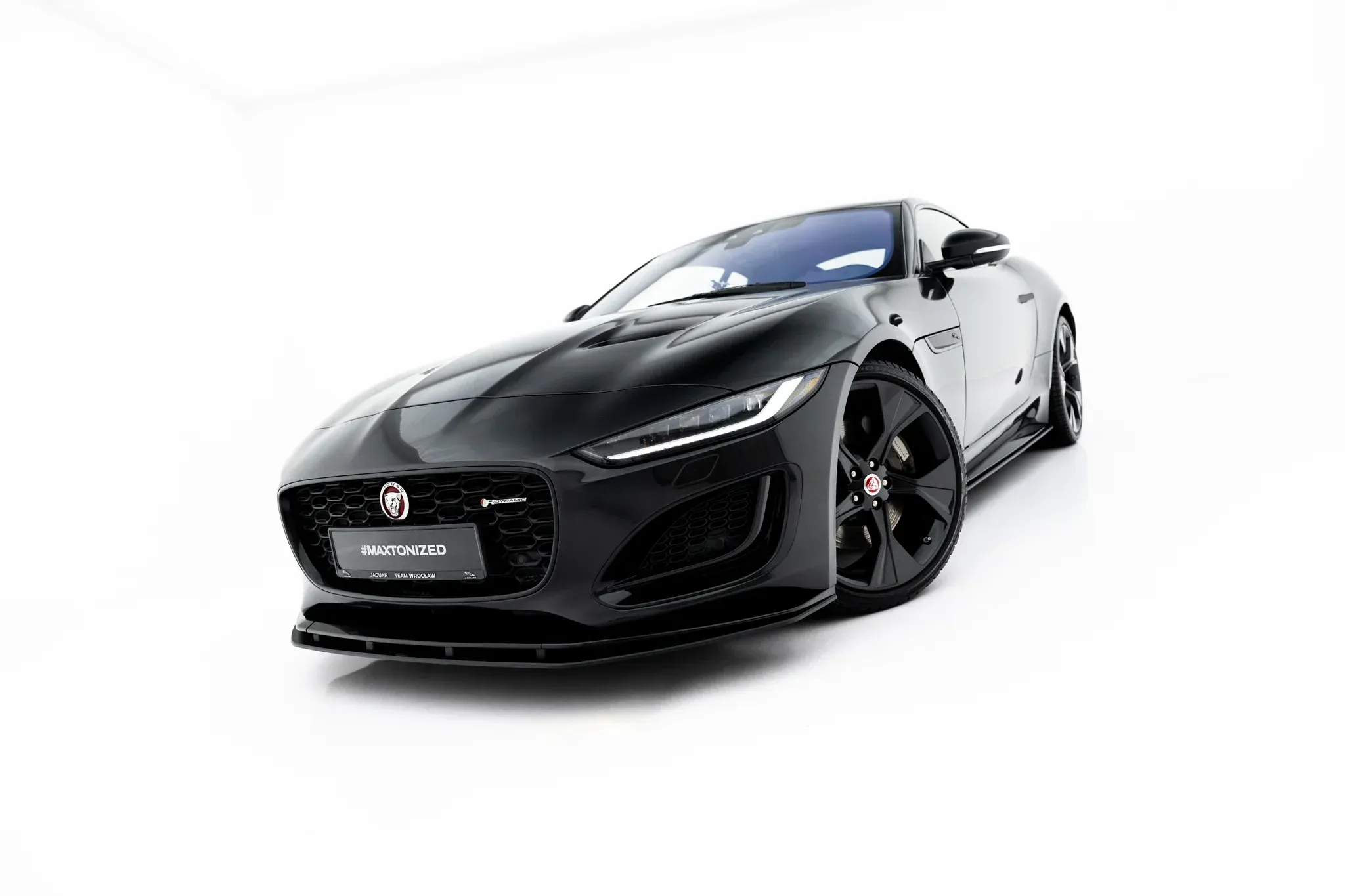 Frontspoiler Jaguar F-Type X152 Facelift 2 2020 - 2024 | Street Pro Glossy Black Edition – bilde 4