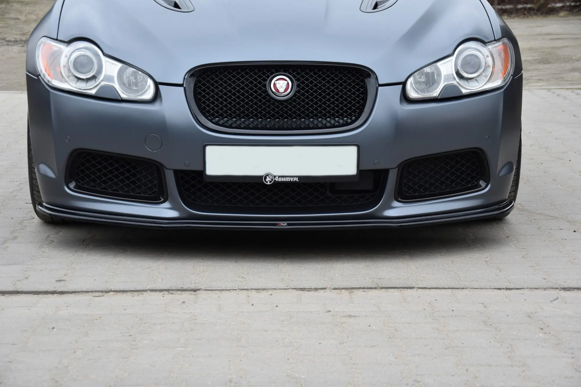 Frontspoiler Jaguar XF I (X250) R-Sport 2007 - 2011 | V.1 Glossy Black Edition