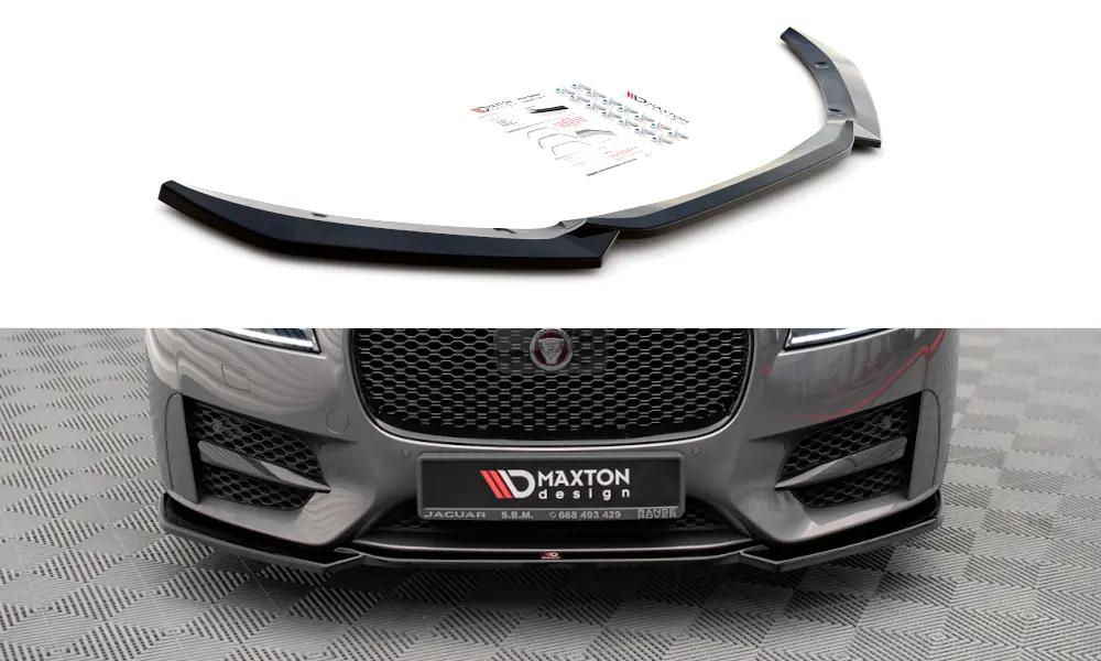 Frontspoiler Jaguar XF II R-Sport 2015-2020 | V.1 Glossy Black Edition – bilde 2